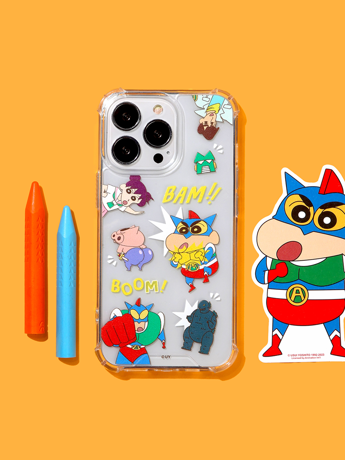 디자인스킨(DESIGNSKIN) [짱구는못말려] 클리어 그래픽 케이스
