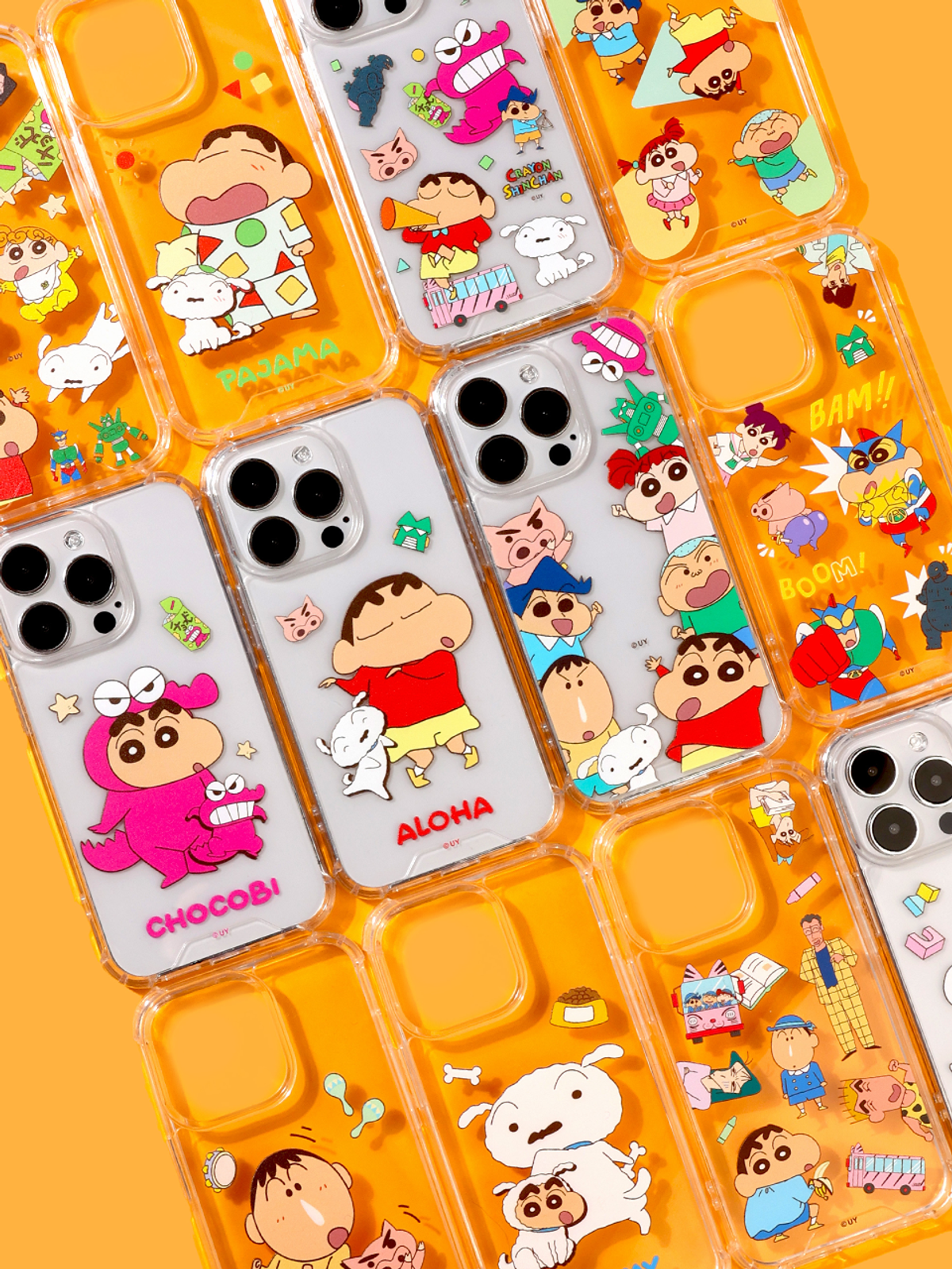 디자인스킨(DESIGNSKIN) [짱구는못말려] 클리어 그래픽 케이스