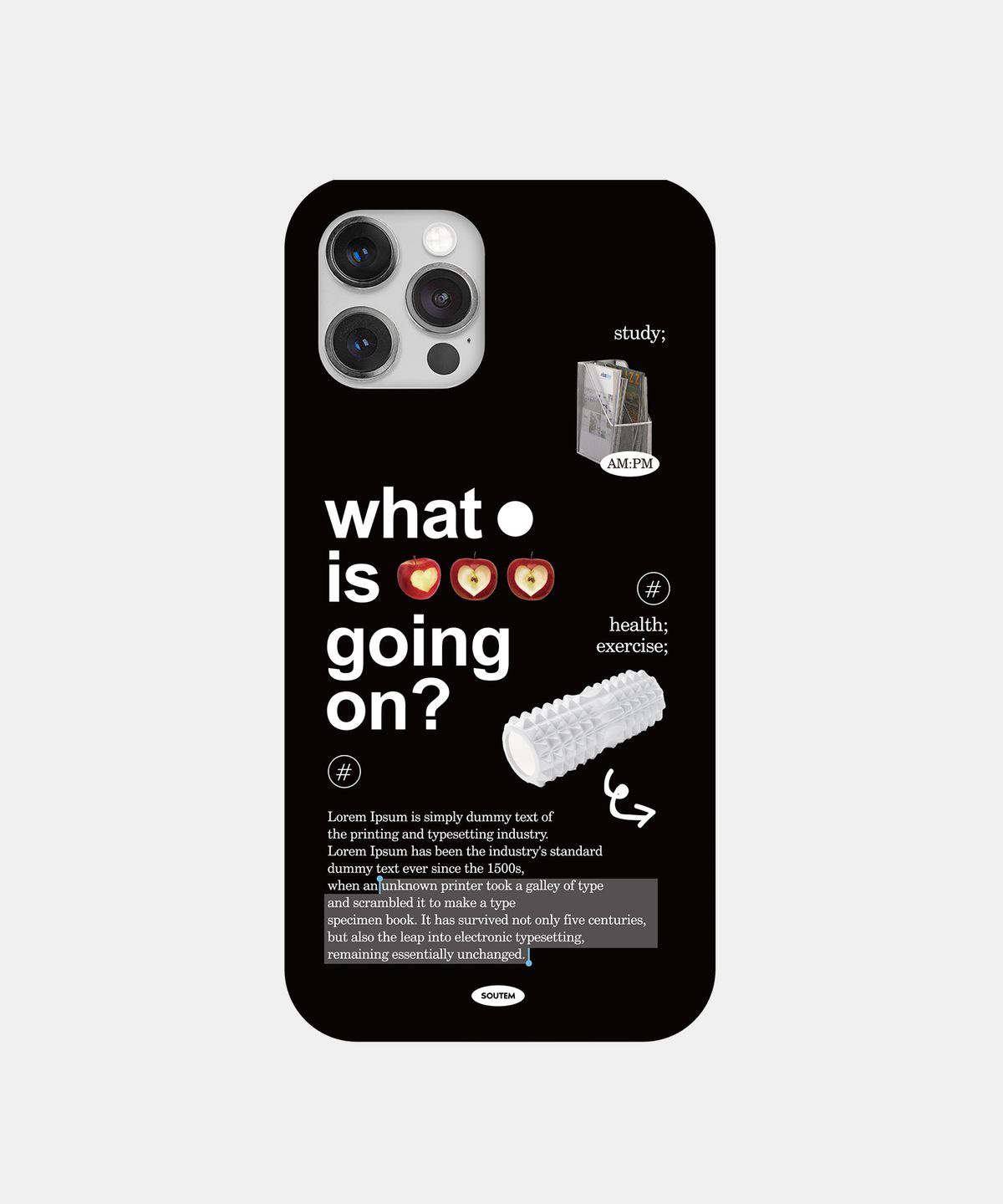 소유템(SOUTEM) Whats Going On Phone Case_Hard