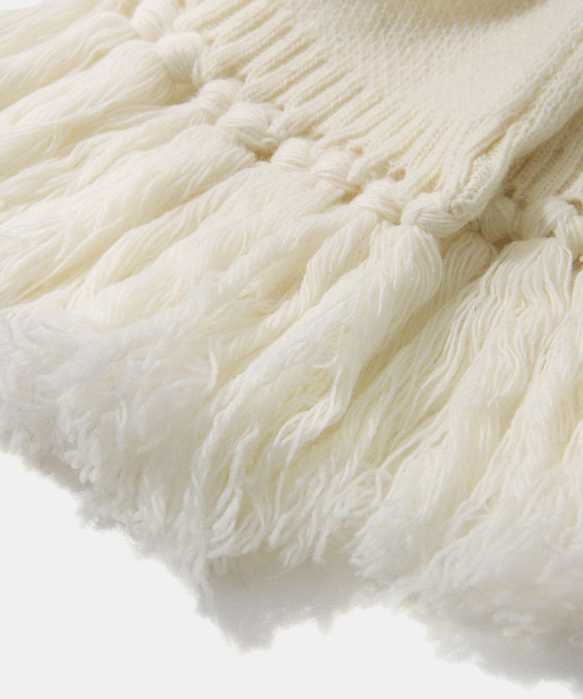 다이아몬드 레이라(DIAMOND LAYLA) Baby Alpaca&Ramswool Tessle Muffler M7 Pure Ivory