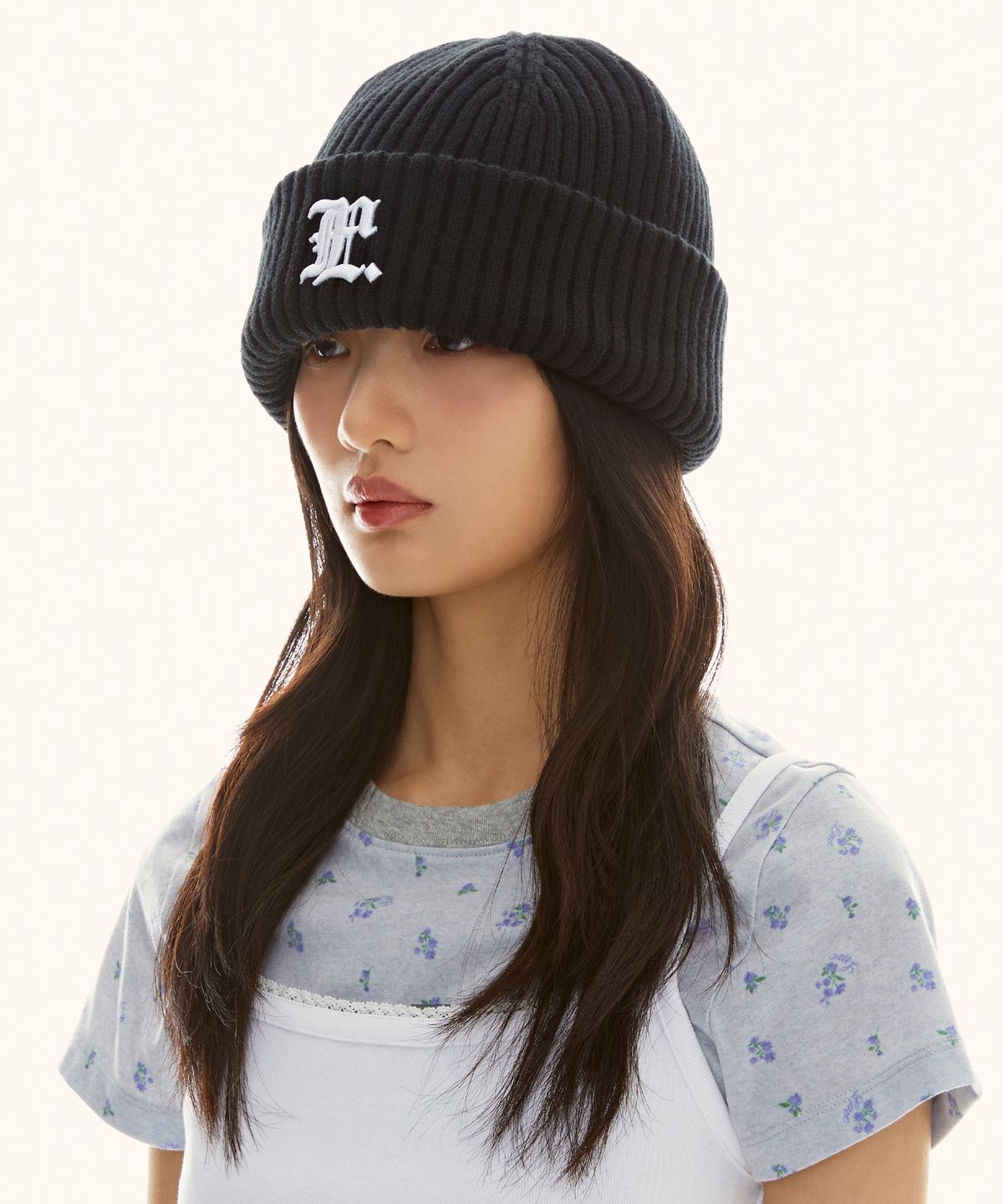 엘엠씨(LMC) GOTHIC BOLD BEANIE ivory