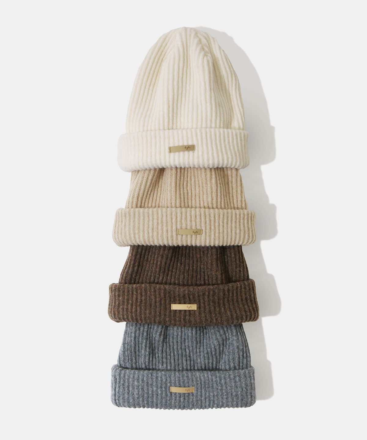 다이아몬드 레이라(DIAMOND LAYLA) Baby Alpaca&Ramswool Comfort String Beanie B1 Pure Ivory