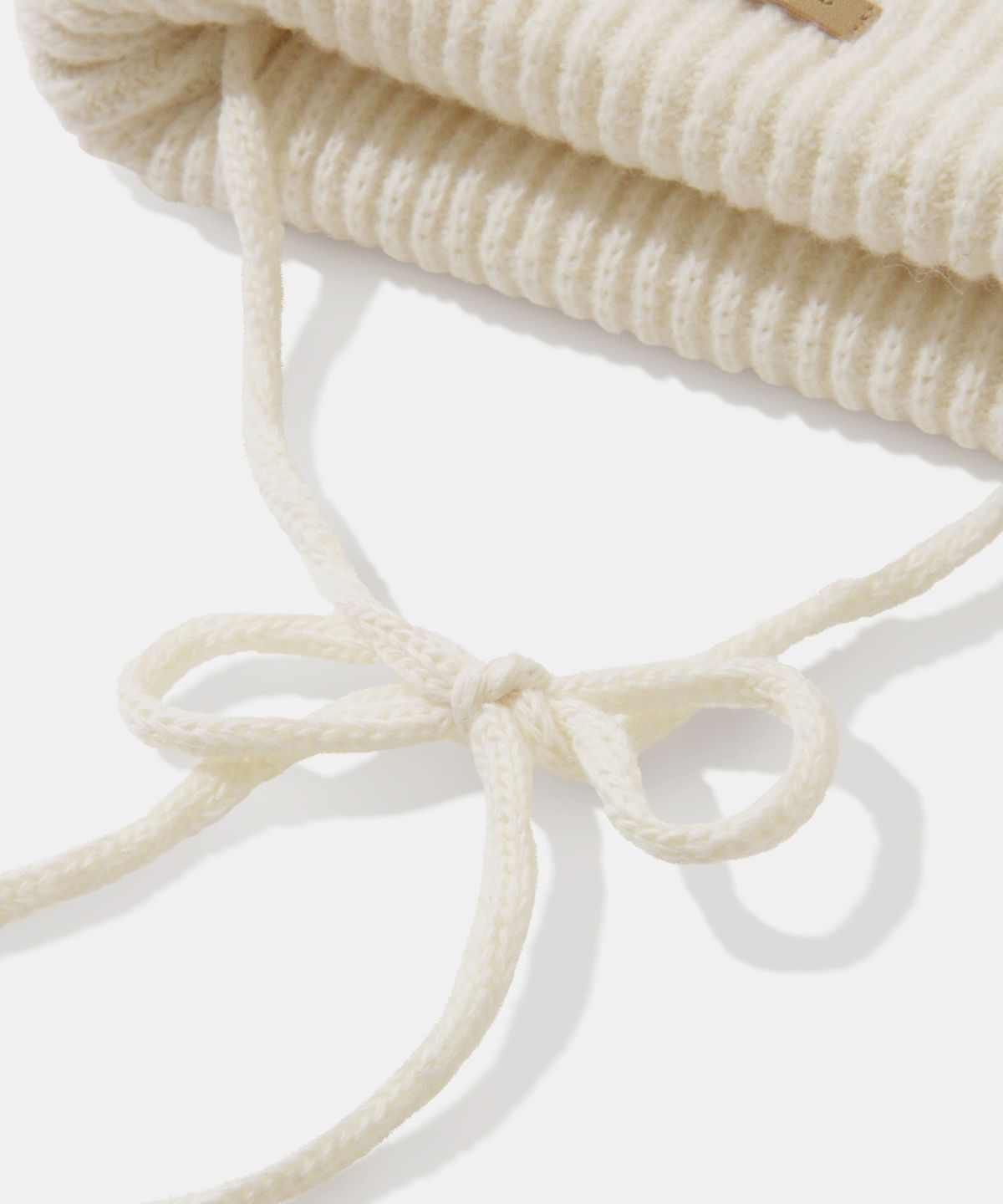 다이아몬드 레이라(DIAMOND LAYLA) Baby Alpaca&Ramswool Comfort String Beanie B1 Pure Ivory