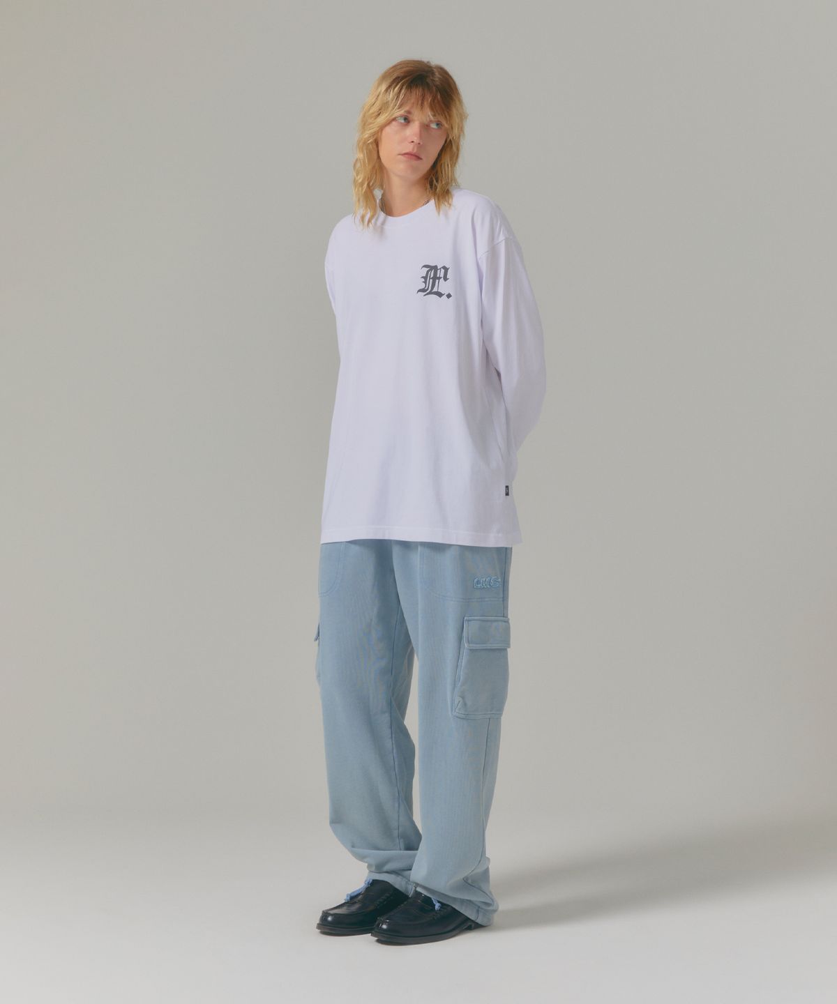 엘엠씨(LMC) GOTHIC LONG SLV TEE ivory