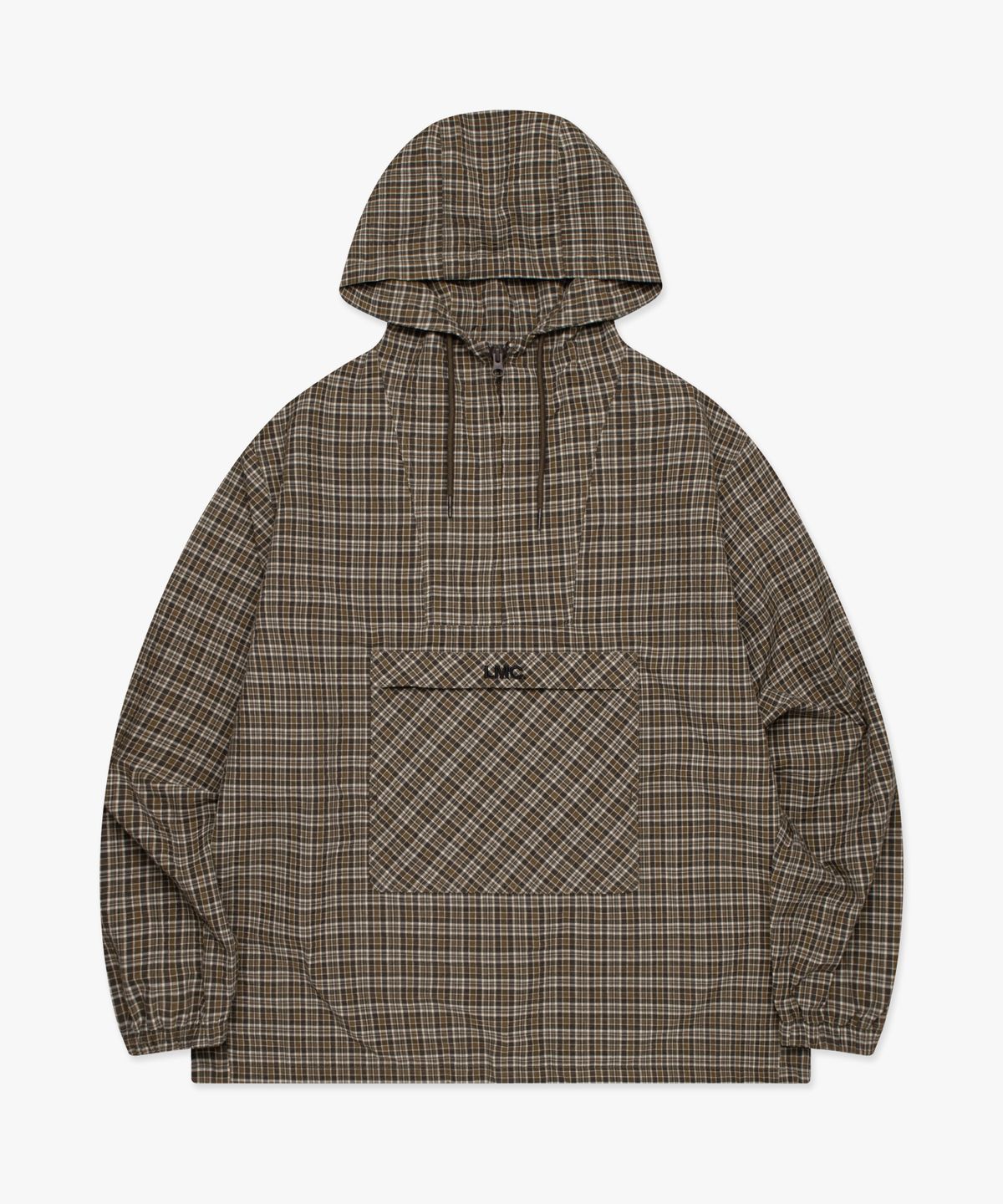 엘엠씨(LMC) OG CHECK ANORAK JACKET brown