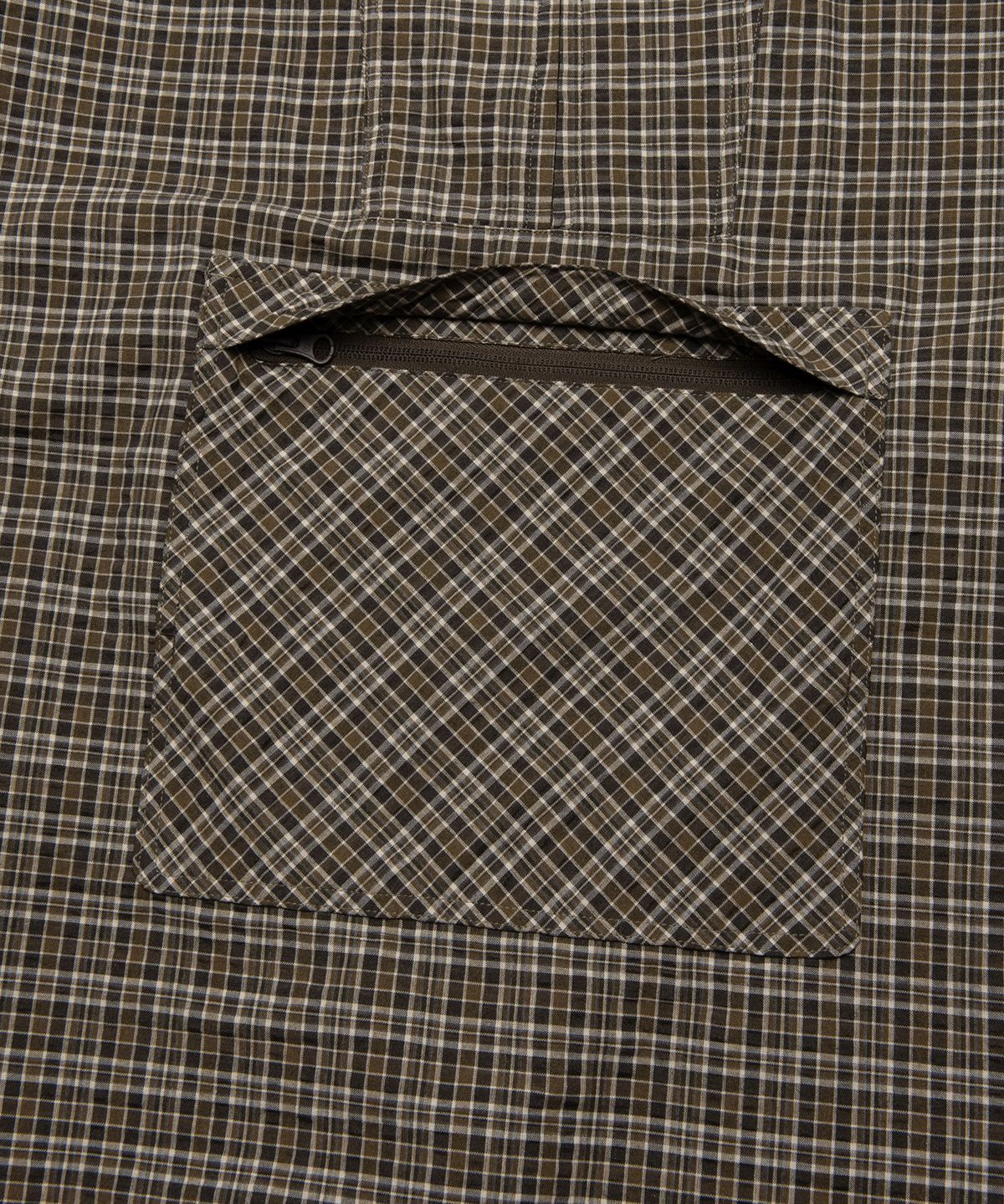 엘엠씨(LMC) OG CHECK ANORAK JACKET brown