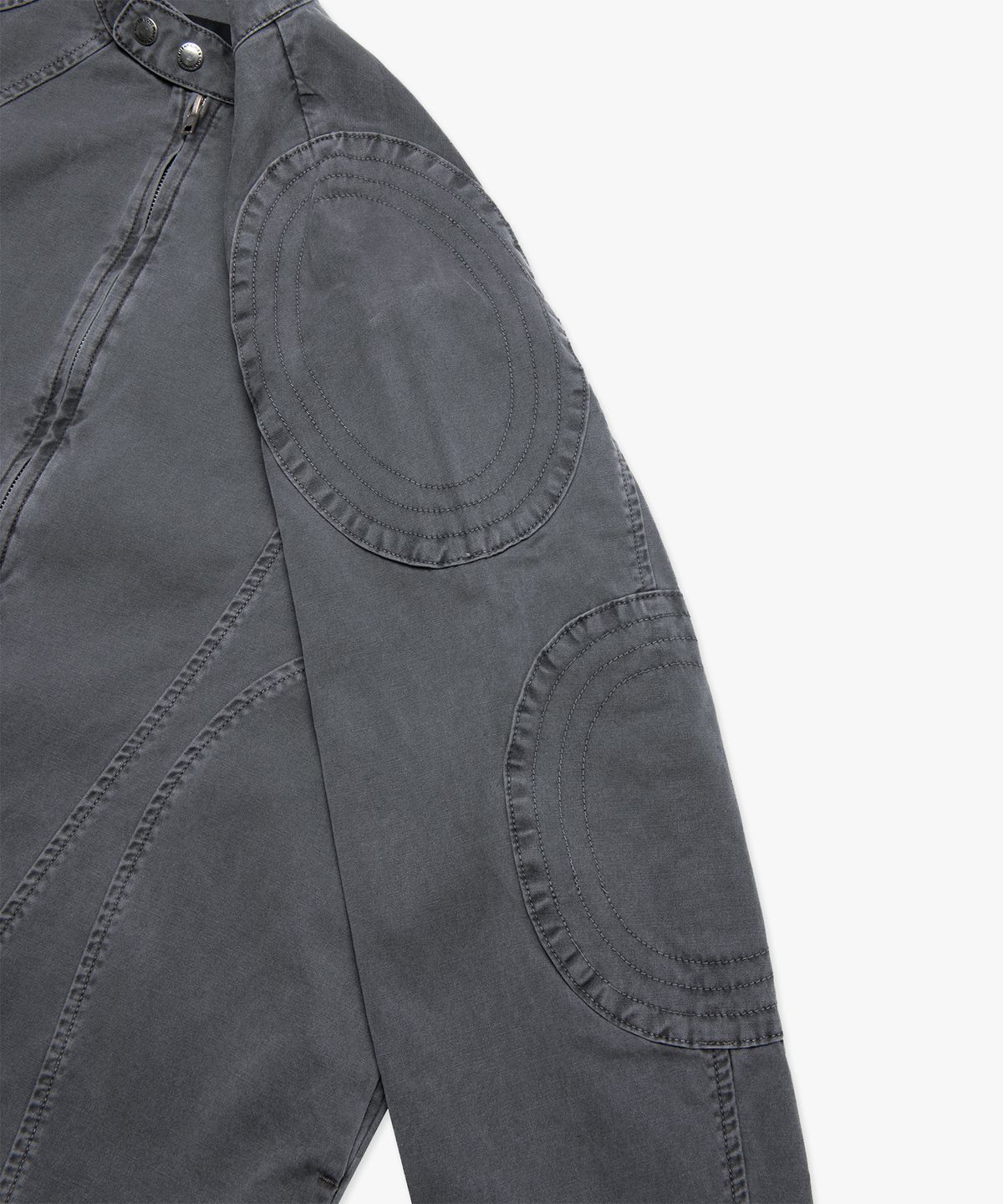 엘엠씨(LMC) PIGMENT DYED OVAL GLOBE BIKER JACKET gray