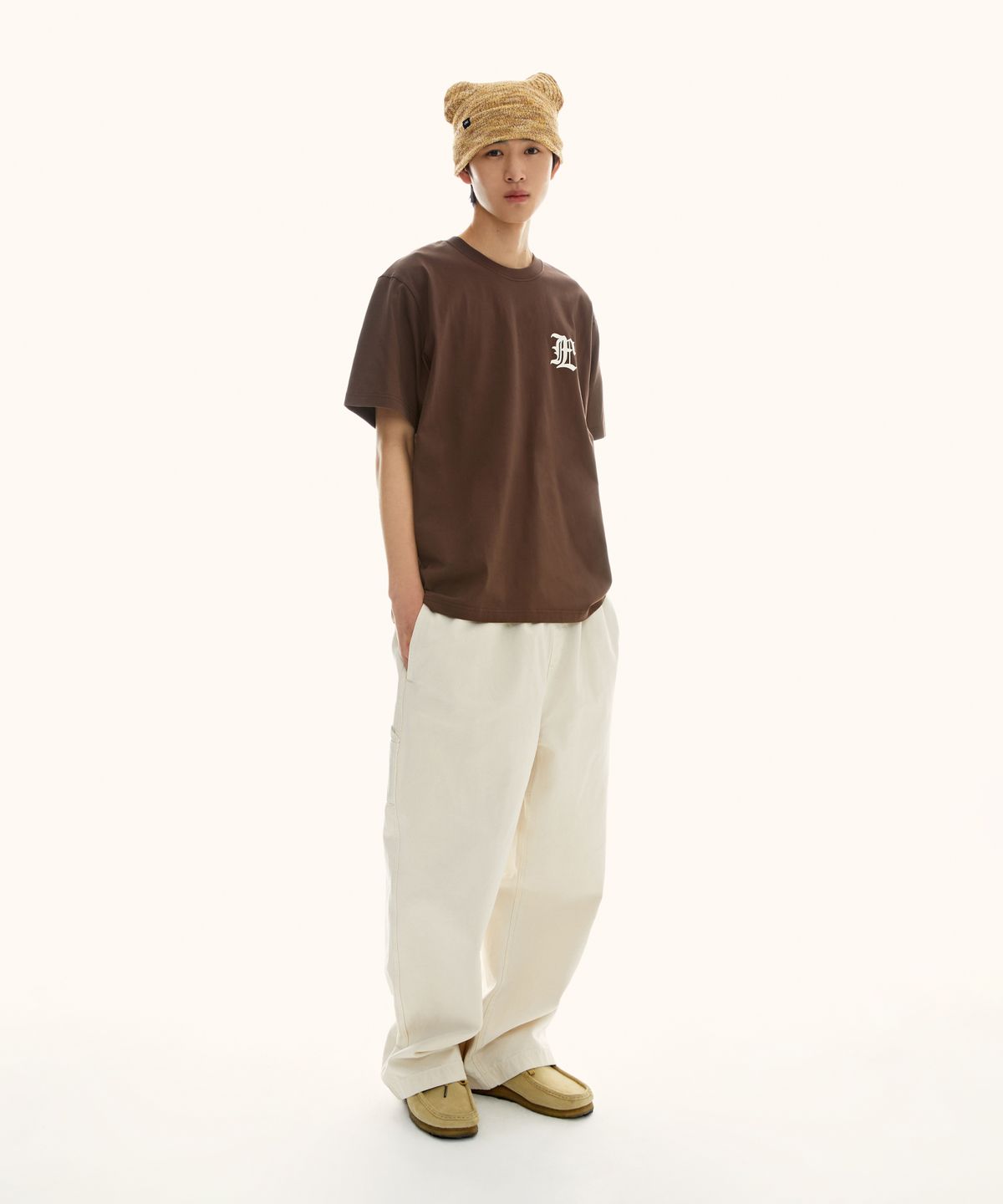 엘엠씨(LMC) PIGMENT DYED WORK EASY PANTS ivory