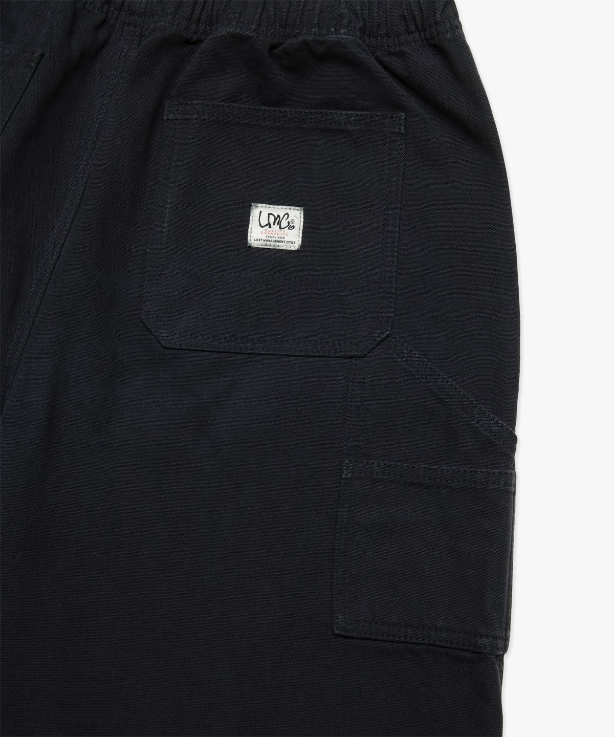 엘엠씨(LMC) PIGMENT DYED WORK EASY PANTS black
