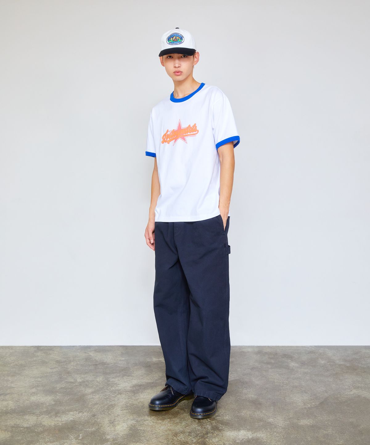 엘엠씨(LMC) PIGMENT DYED WORK EASY PANTS black