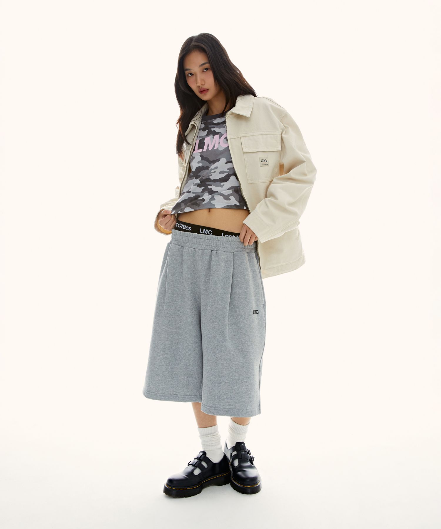 MUSINSA | LMC PIGMENT DYED WORK JACKET ivory