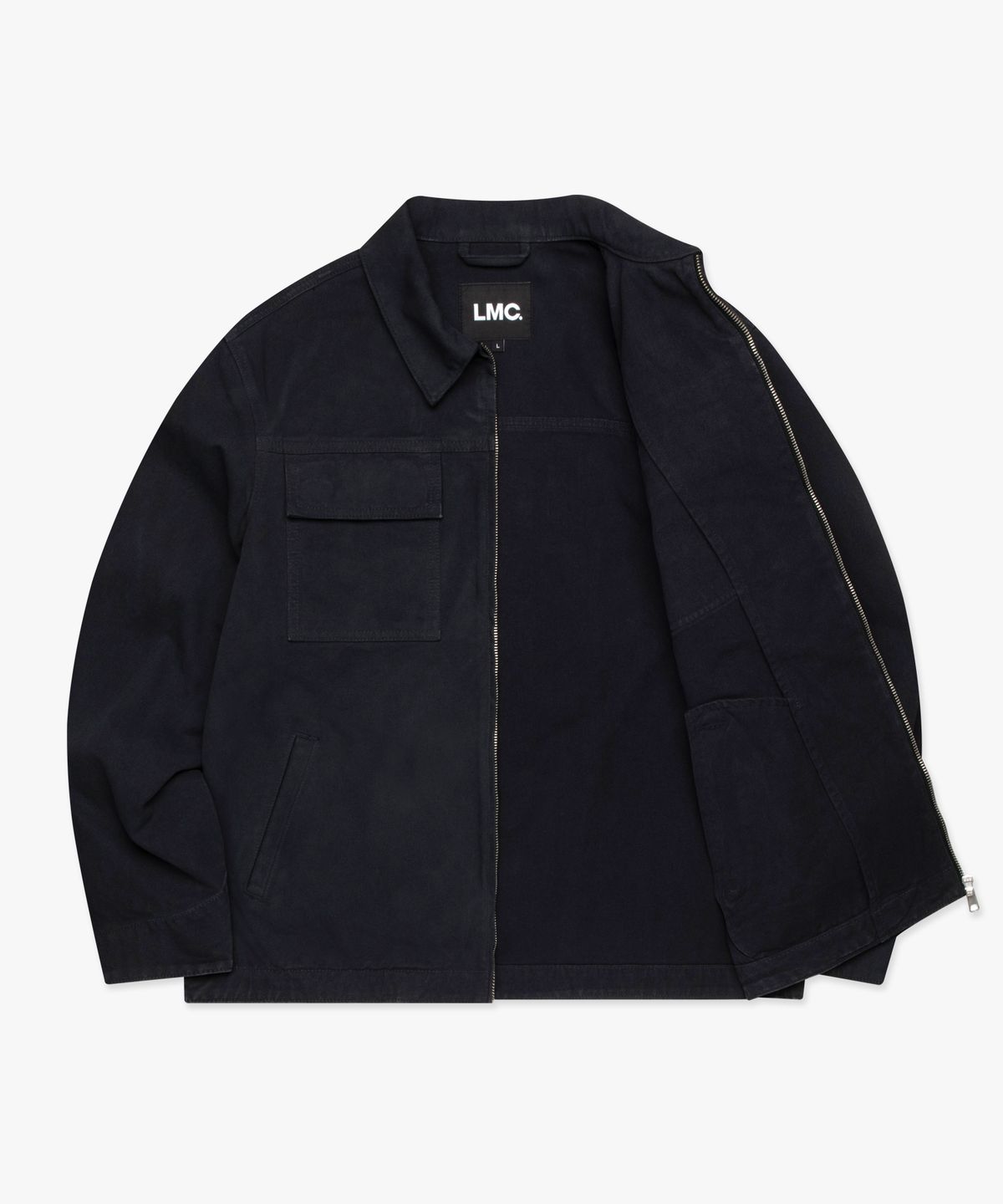 엘엠씨(LMC) PIGMENT DYED WORK JACKET black