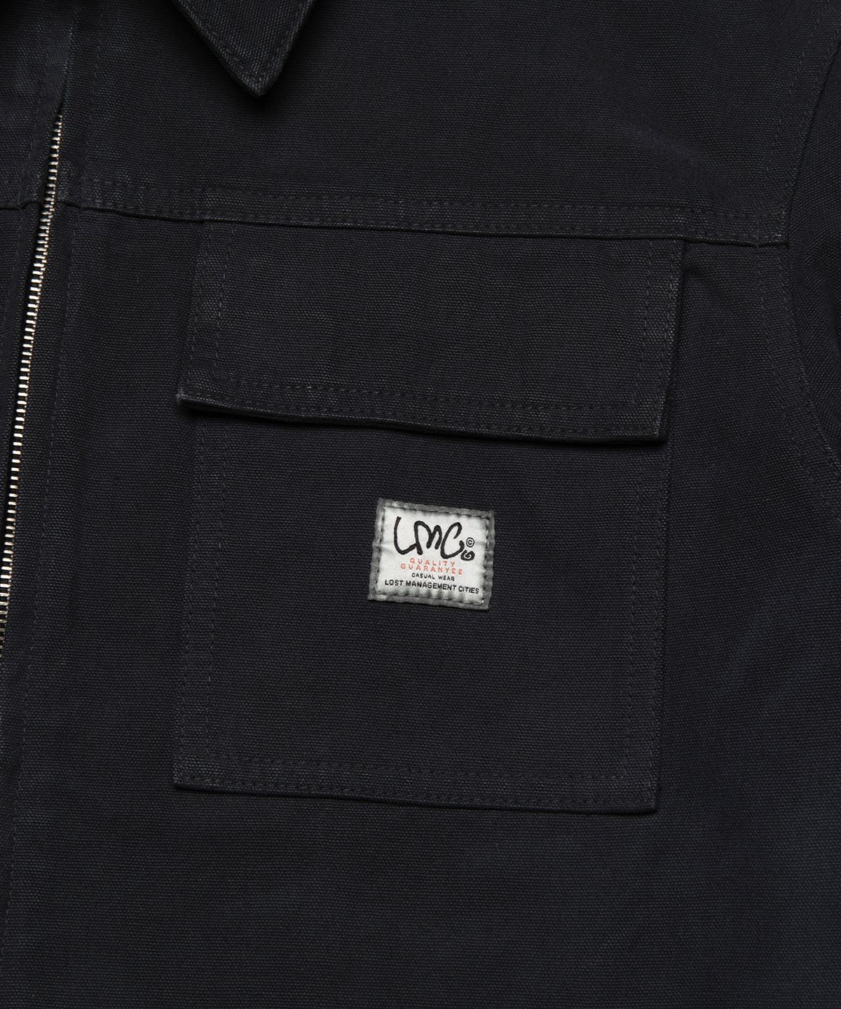 엘엠씨(LMC) PIGMENT DYED WORK JACKET black