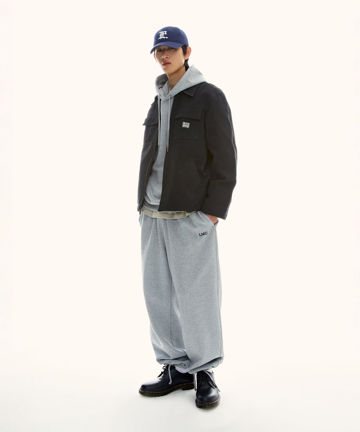 엘엠씨(LMC) PIGMENT DYED WORK JACKET black