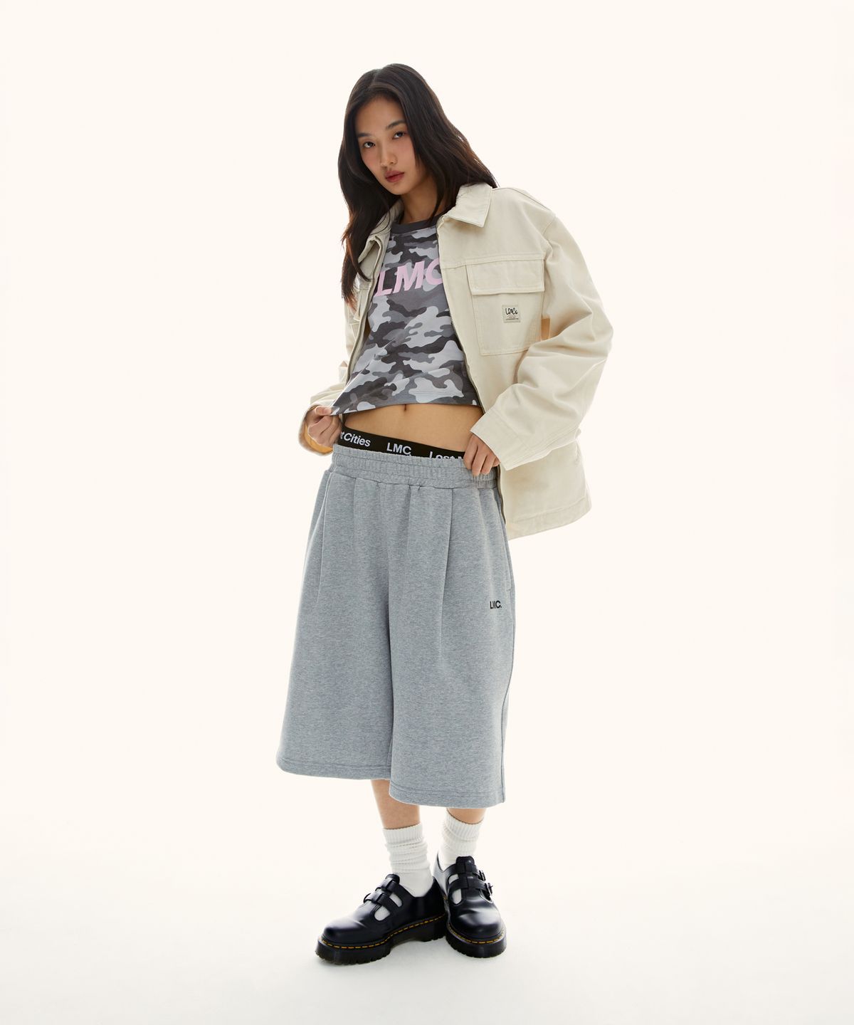엘엠씨(LMC) PIGMENT DYED WORK JACKET black