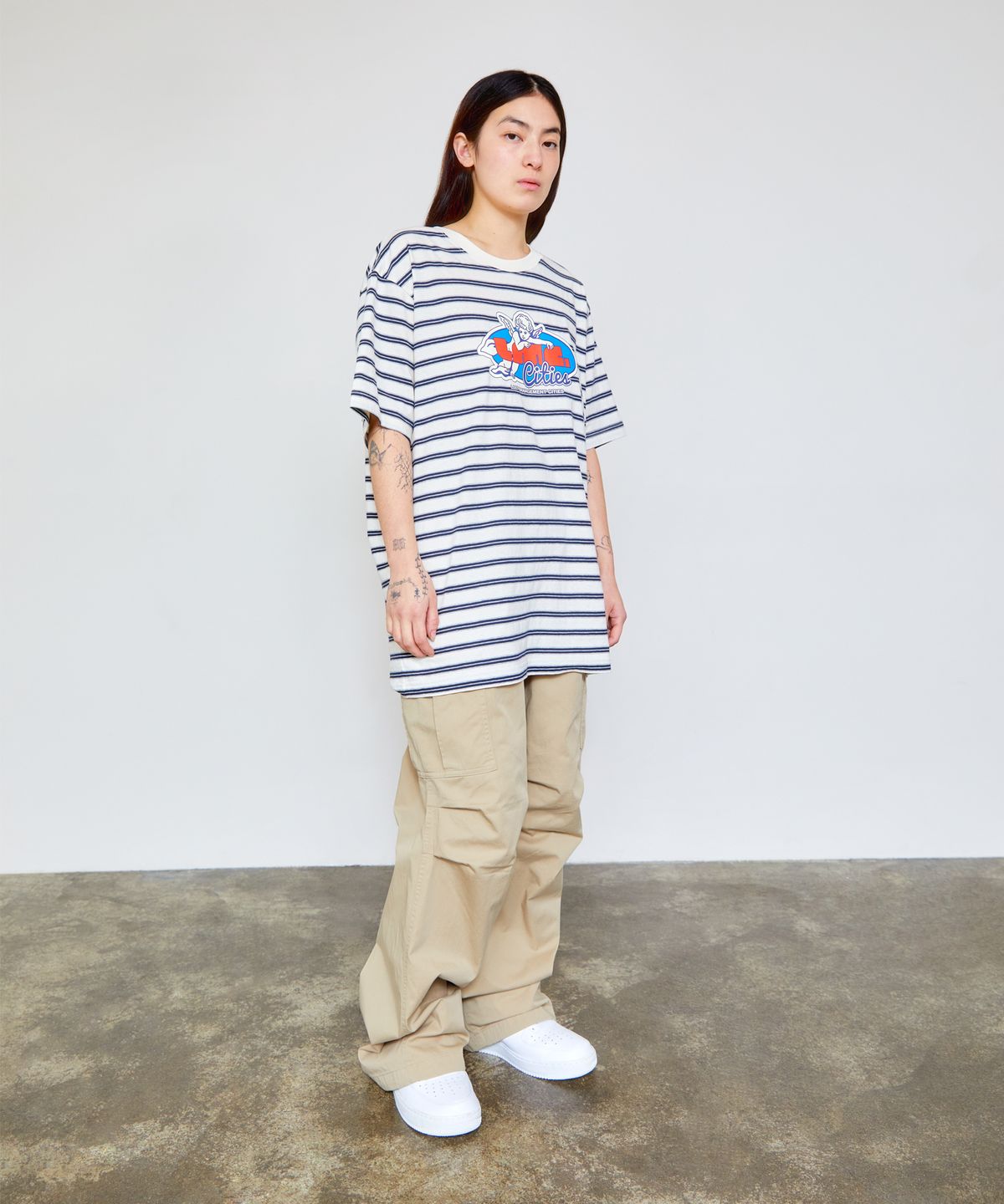 엘엠씨(LMC) WIDE CARGO PANTS khaki