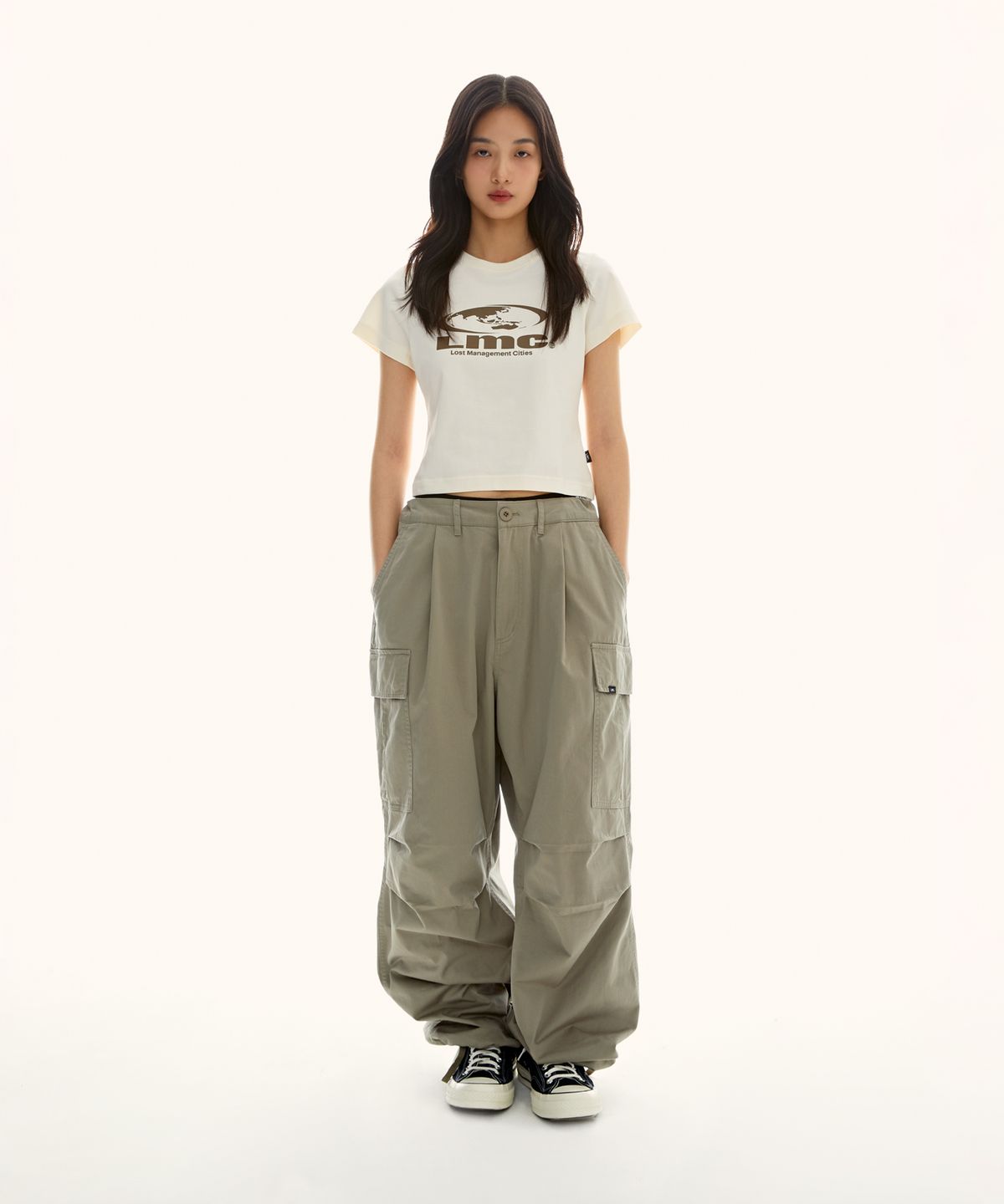 엘엠씨(LMC) WIDE CARGO PANTS beige