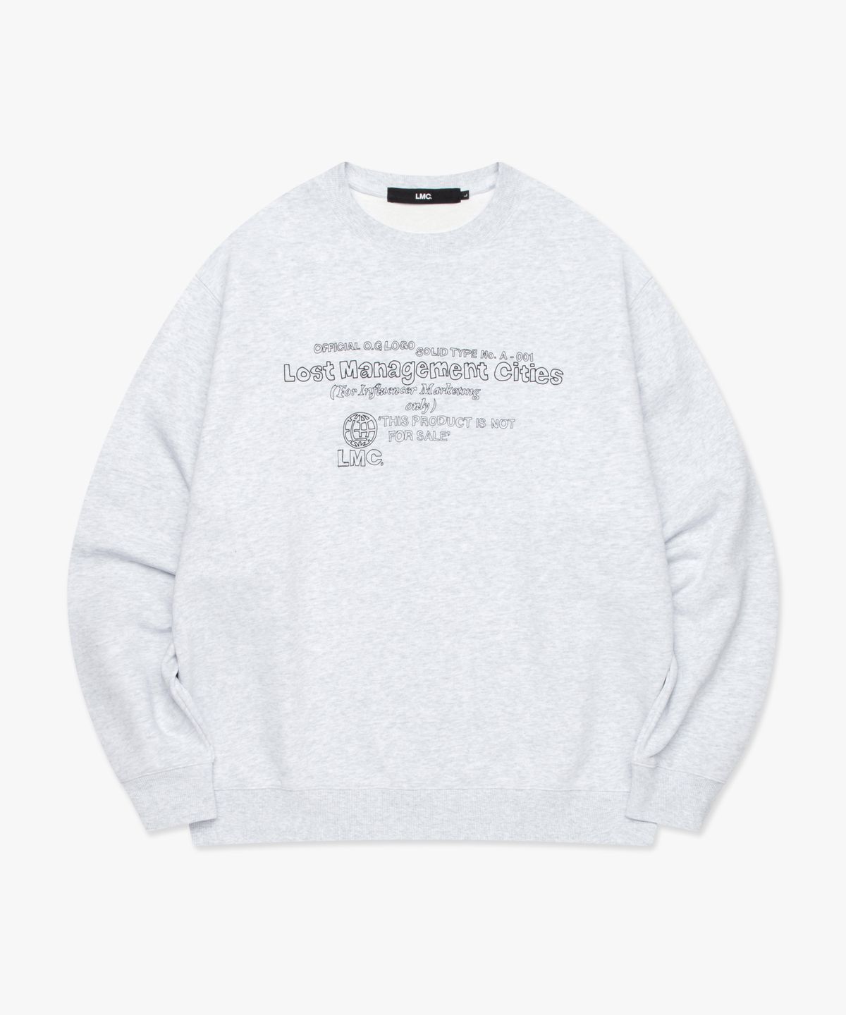 엘엠씨(LMC) FN OG DOODLE SWEATSHIRT light heather gray
