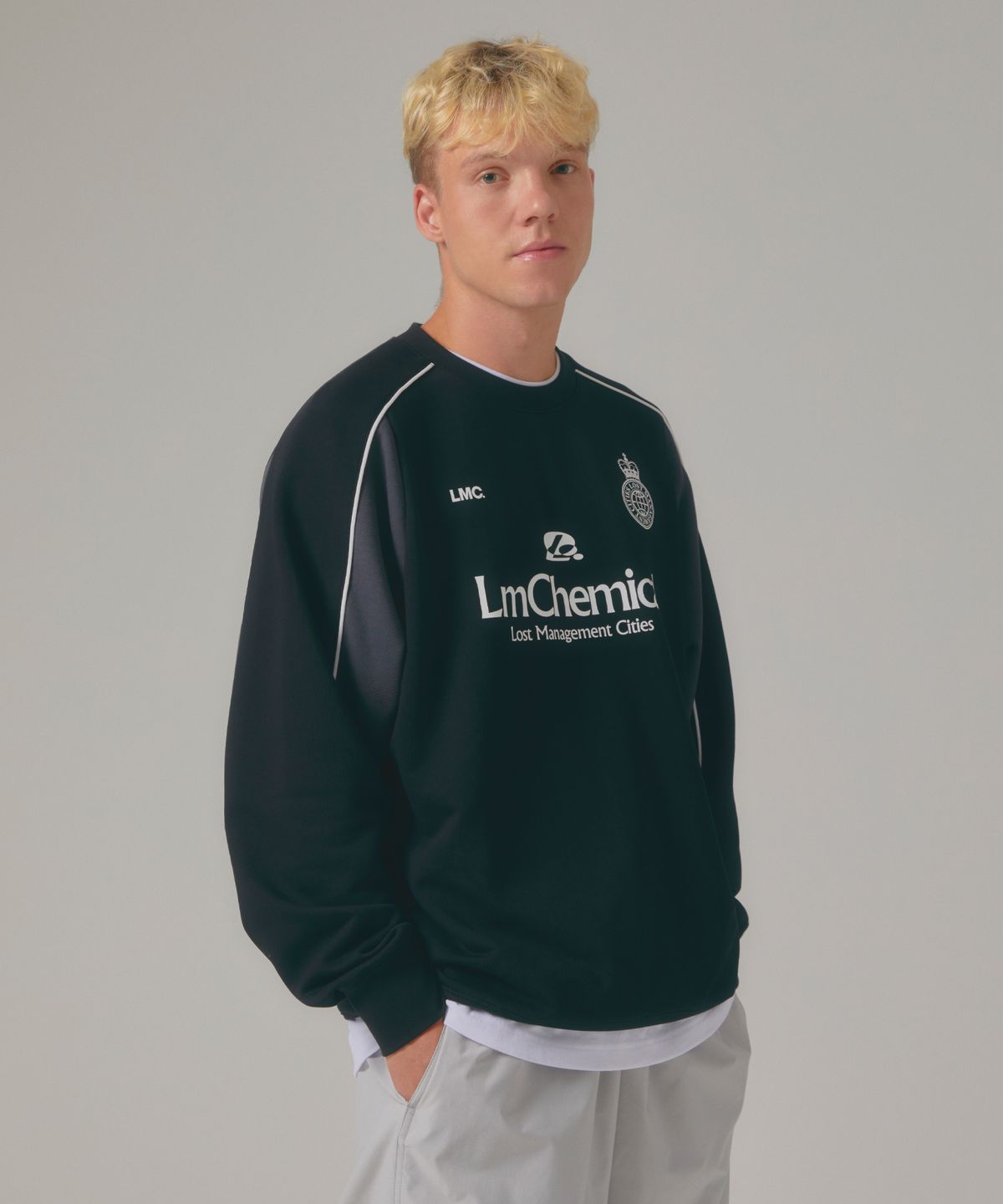 엘엠씨(LMC) CHEMICAL SOCCER SWEATSHIRT navy