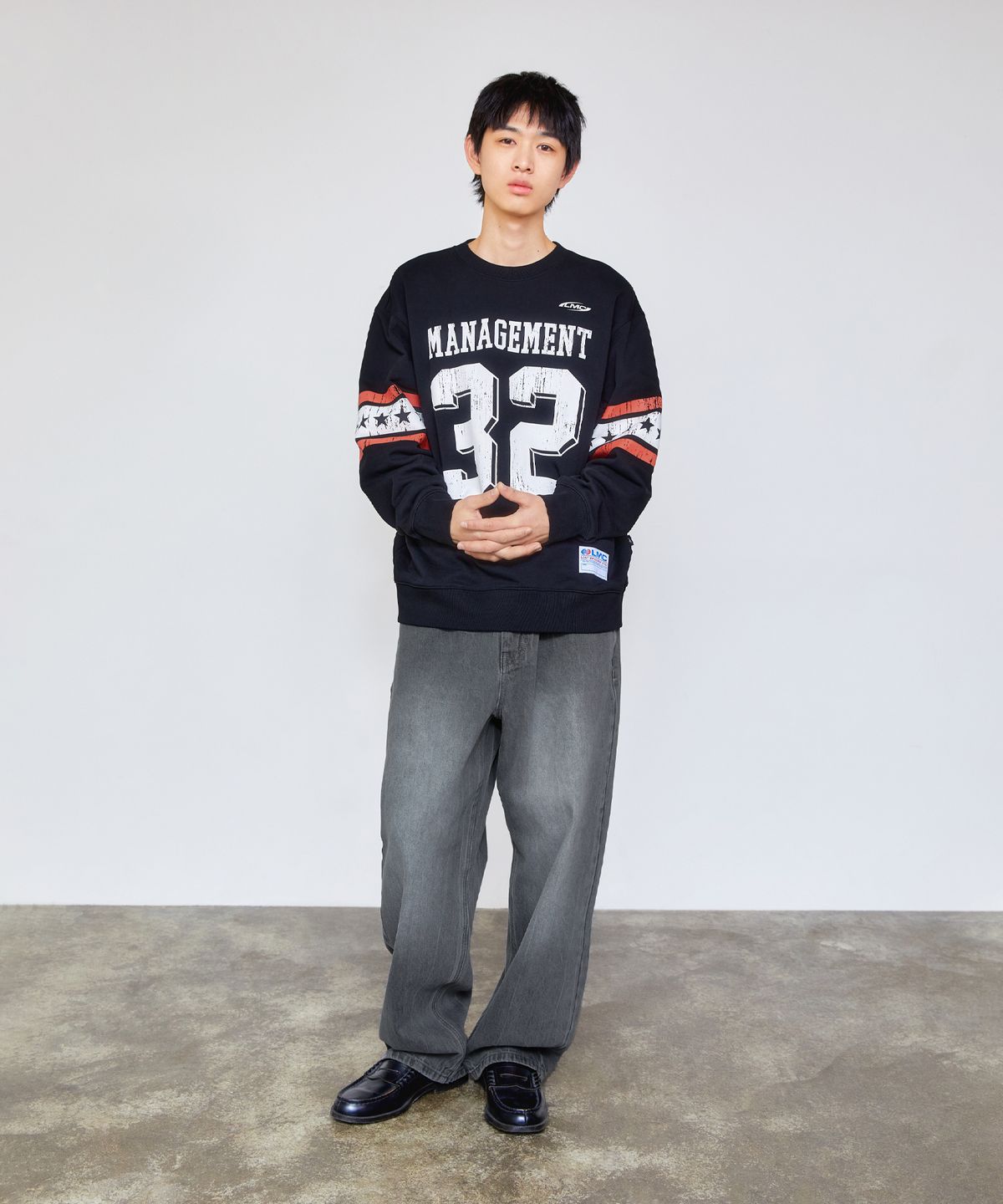 엘엠씨(LMC) STAR FOOTBALL SWEATSHIRT vintage blue