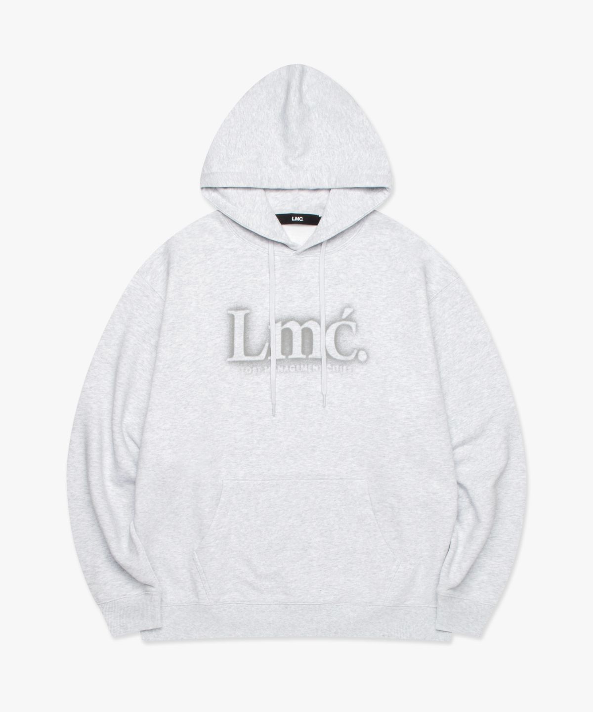 엘엠씨(LMC) BLUR SERIF HOODIE light heather gray