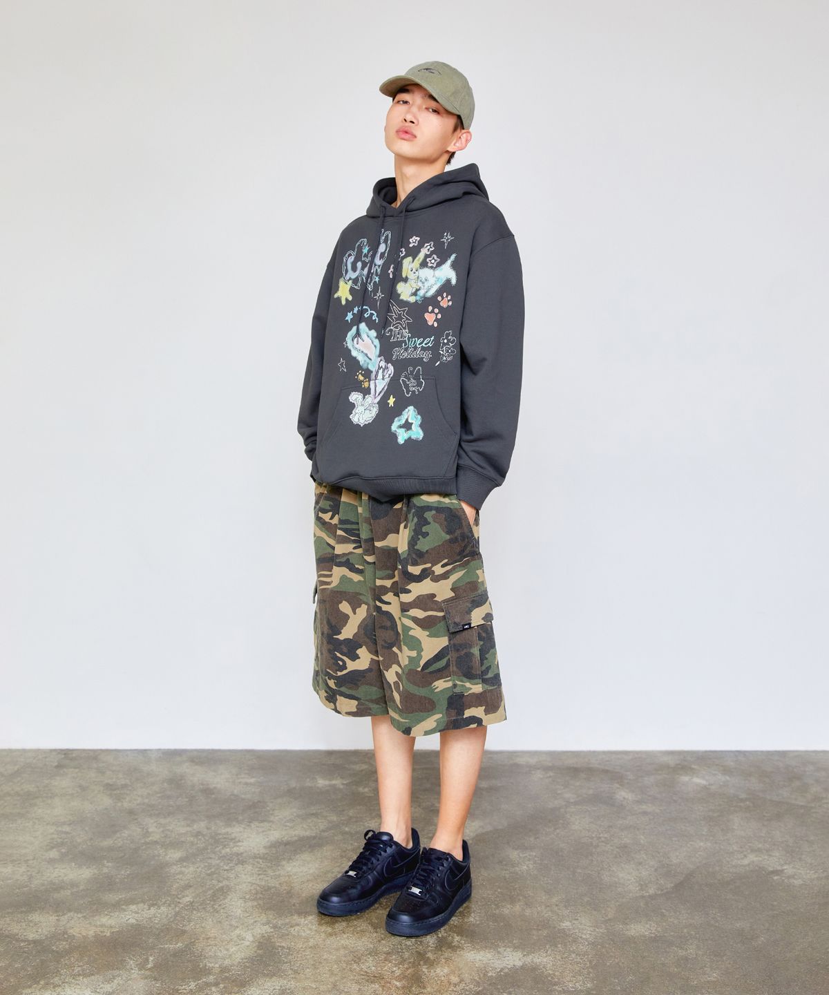 엘엠씨(LMC) SKETCH DOODLE HOODIE off white