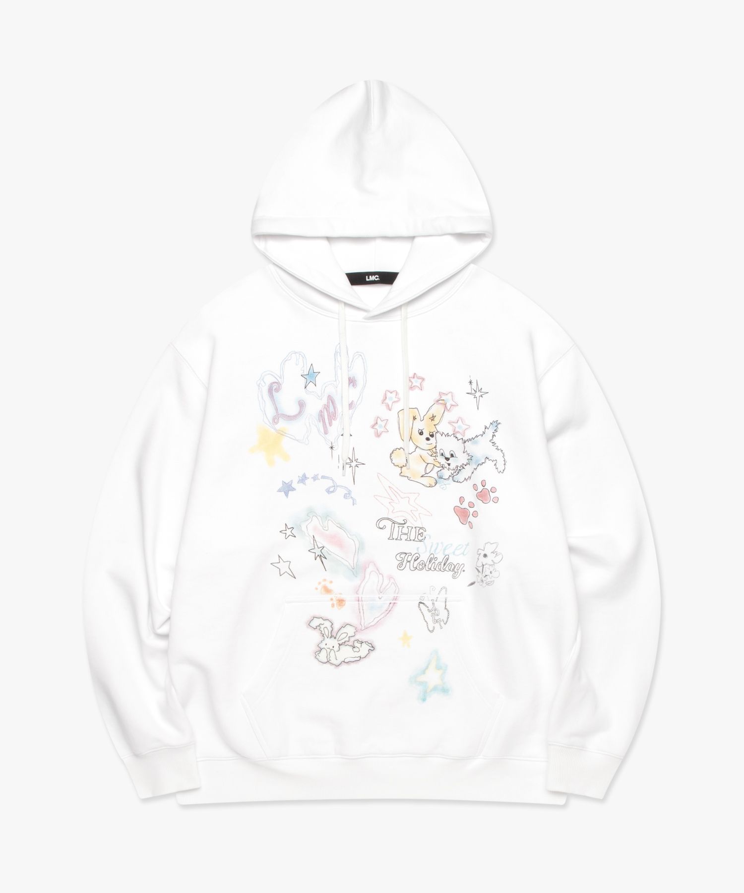 MUSINSA | LMC SKETCH DOODLE HOODIE off white