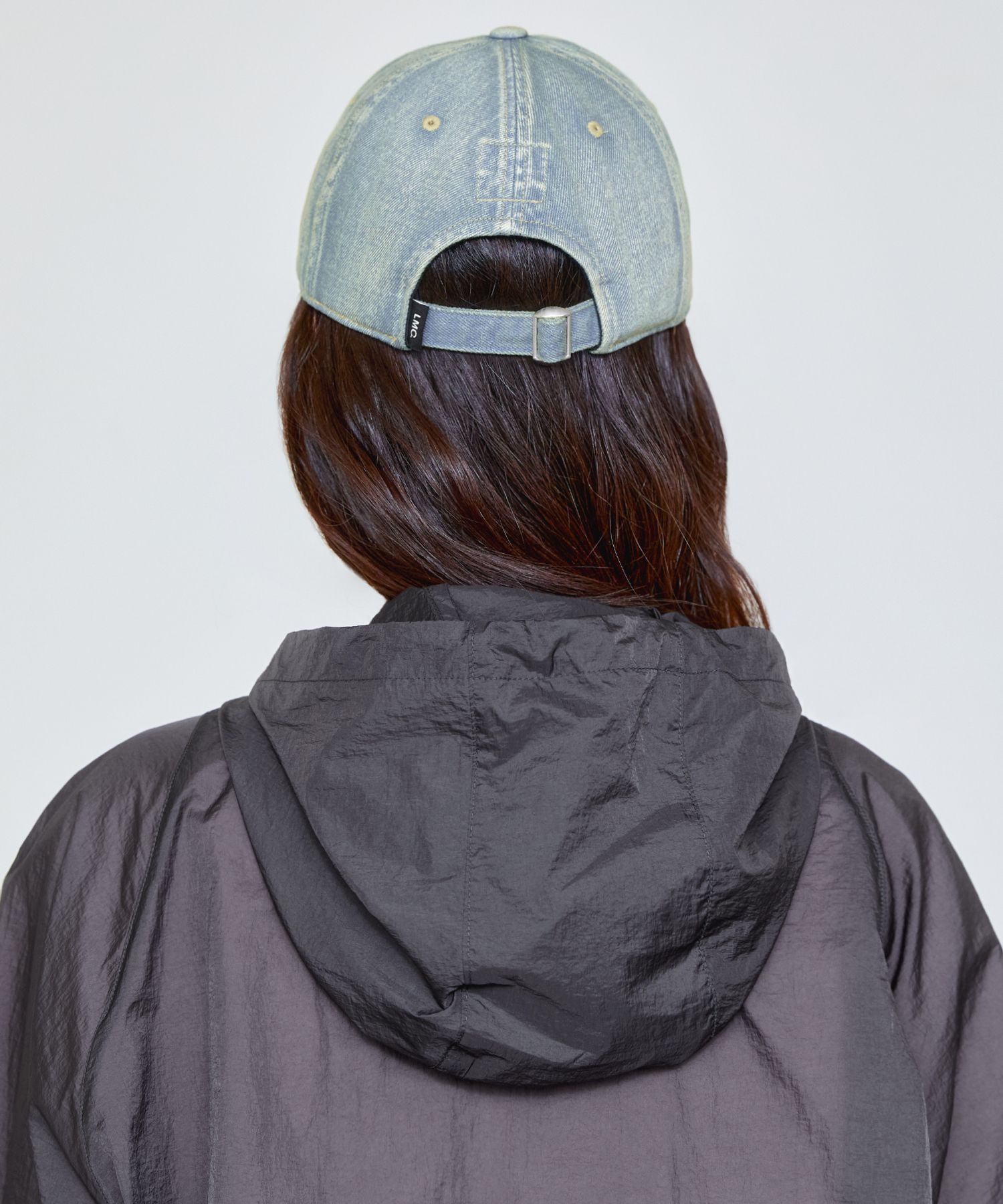 ■LMC■ WASHED DENIM GOTHIC OVAL 6PANEL CAP dark navy 0LM44F MUSINSA | LMC GOTHIC SATIN 6PANEL CAP