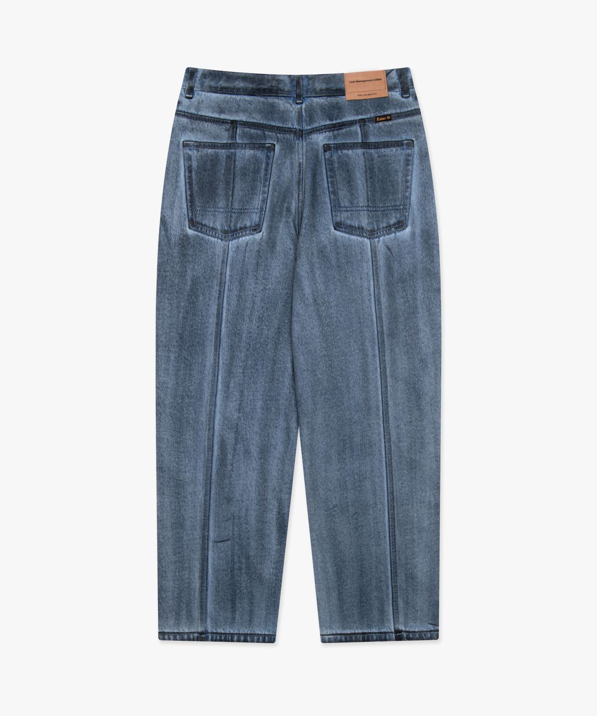 엘엠씨(LMC) DIRTY WASHED WIDE DENIM PANTS light blue
