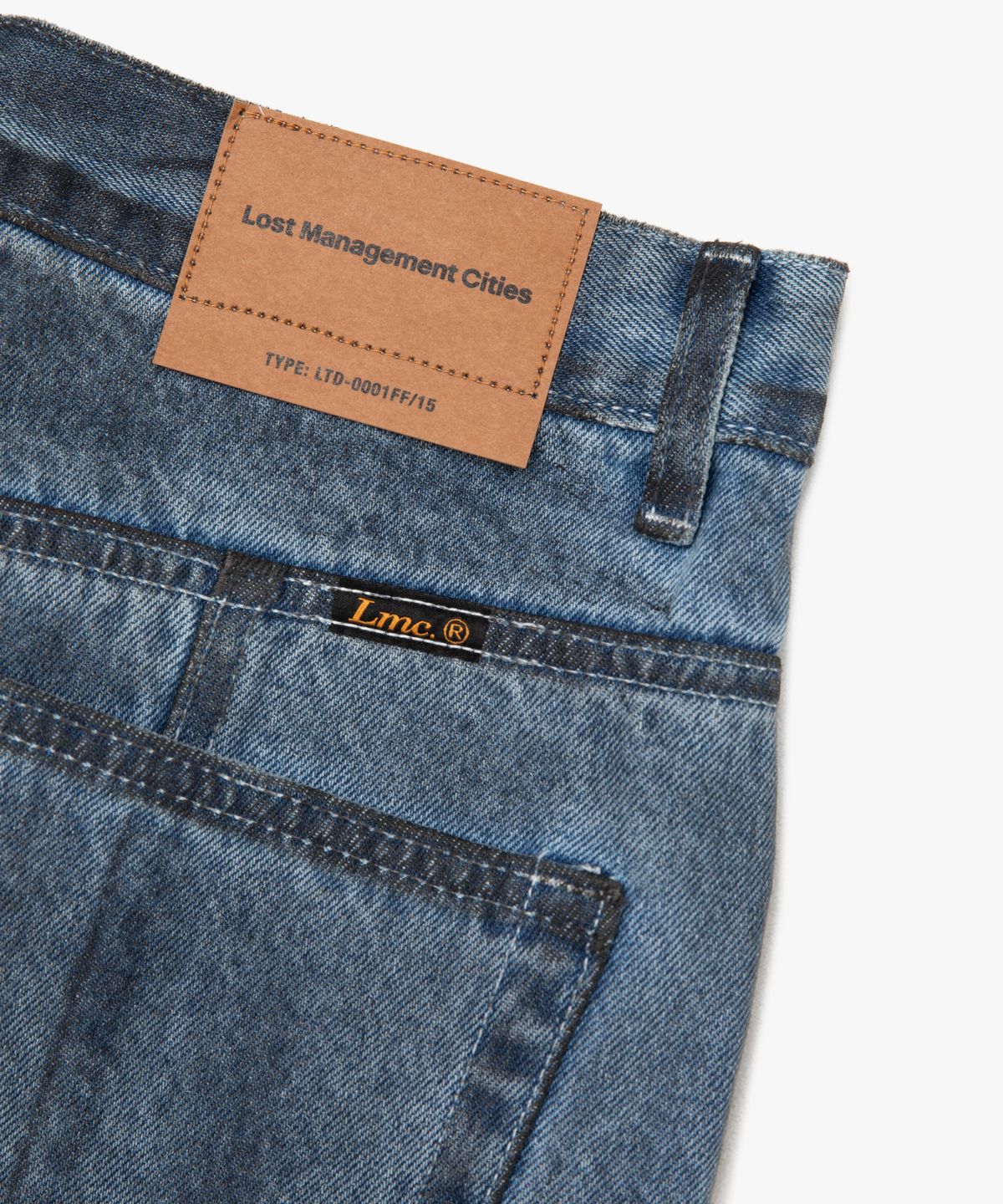 엘엠씨(LMC) DIRTY WASHED WIDE DENIM PANTS light blue
