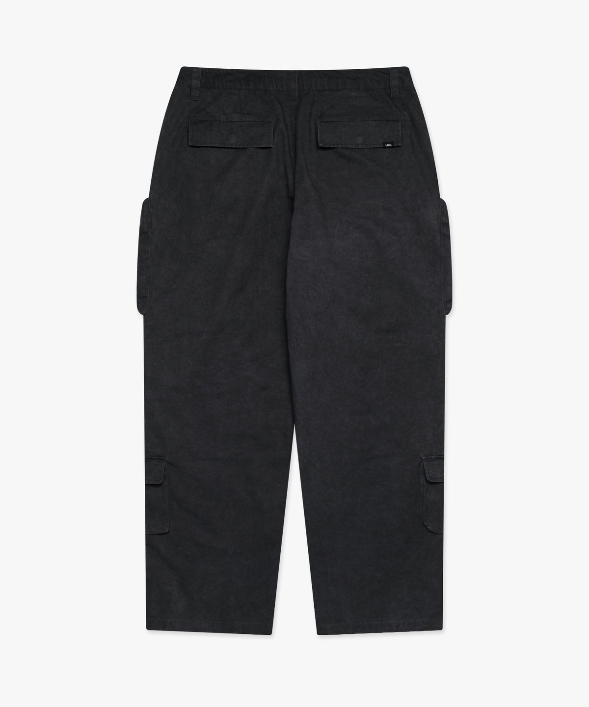 엘엠씨(LMC) PIGMENT DYED MULTI CARGO WIDE PANTS black