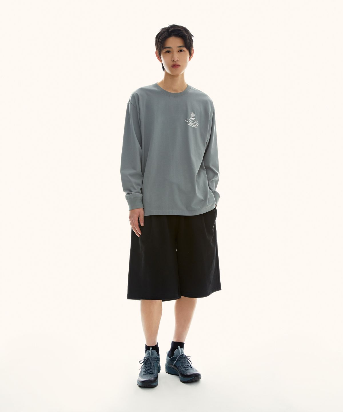 엘엠씨(LMC) SIGNATURE GLOBE LONG SLV TEE black