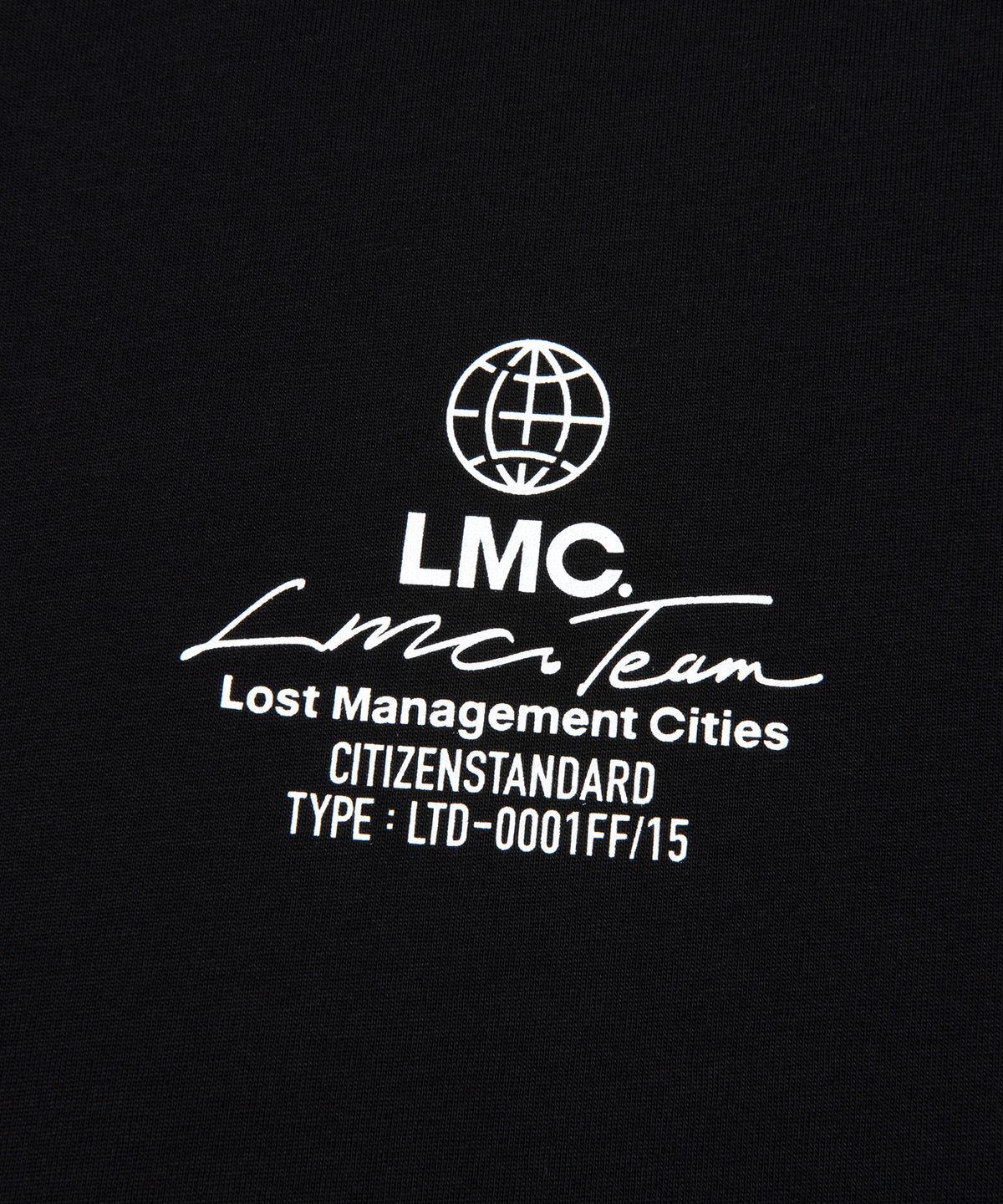 엘엠씨(LMC) SIGNATURE GLOBE LONG SLV TEE black