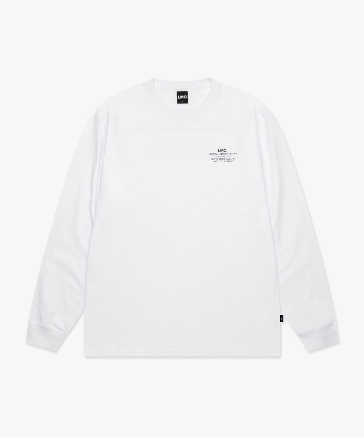 엘엠씨(LMC) AUTHORIZED STANDARD LONG SLV TEE white