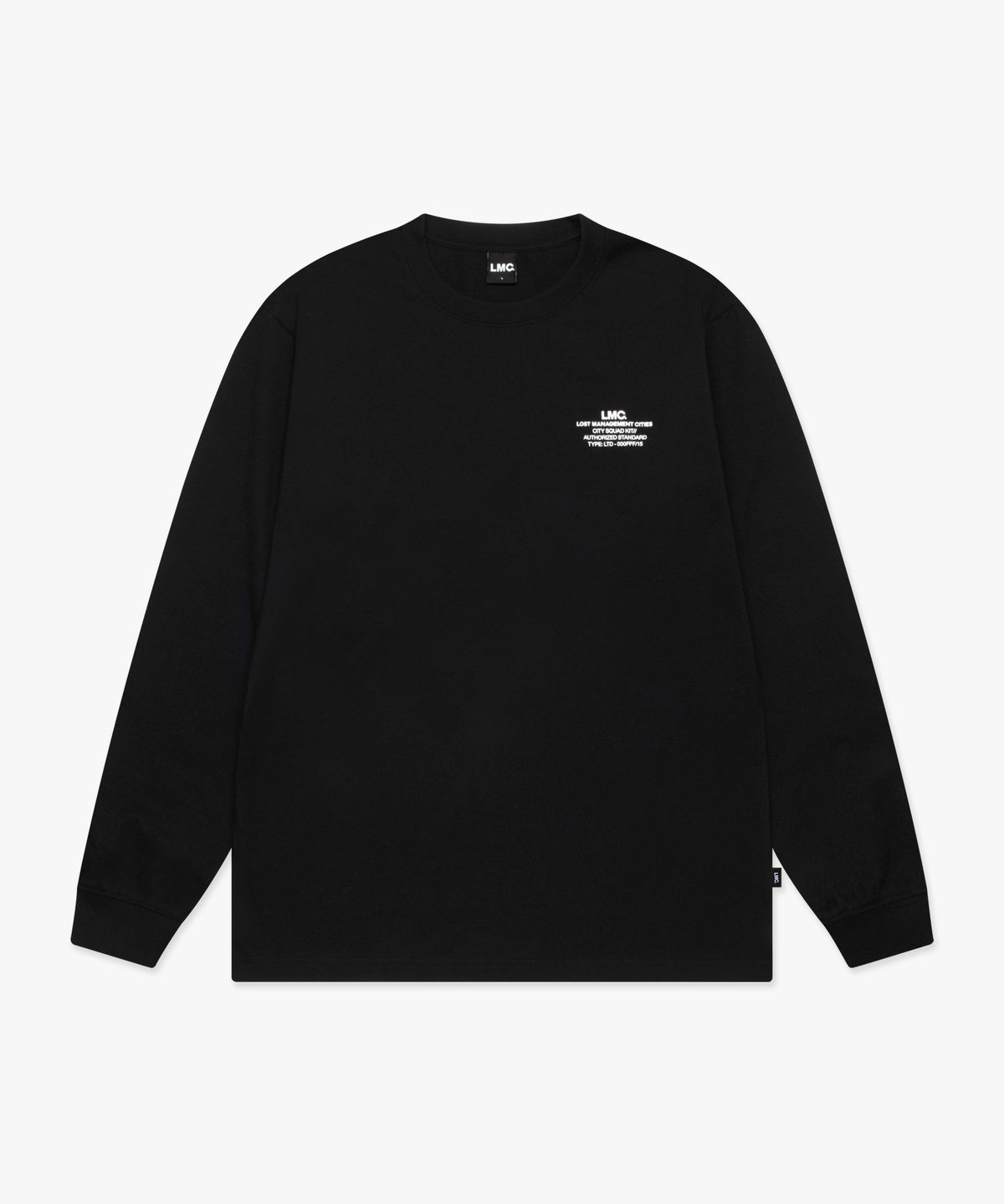 엘엠씨(LMC) AUTHORIZED STANDARD LONG SLV TEE black