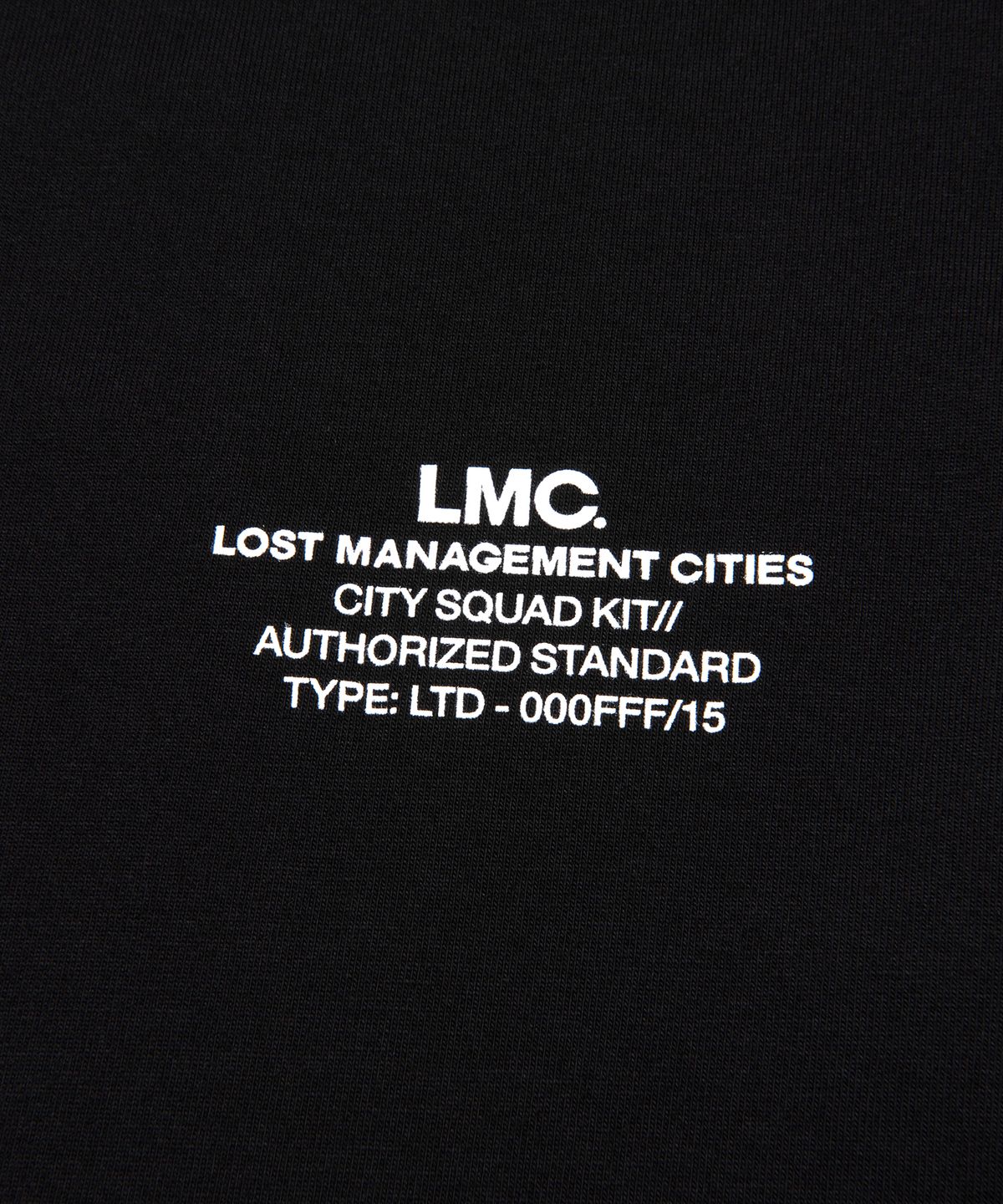 엘엠씨(LMC) AUTHORIZED STANDARD LONG SLV TEE black