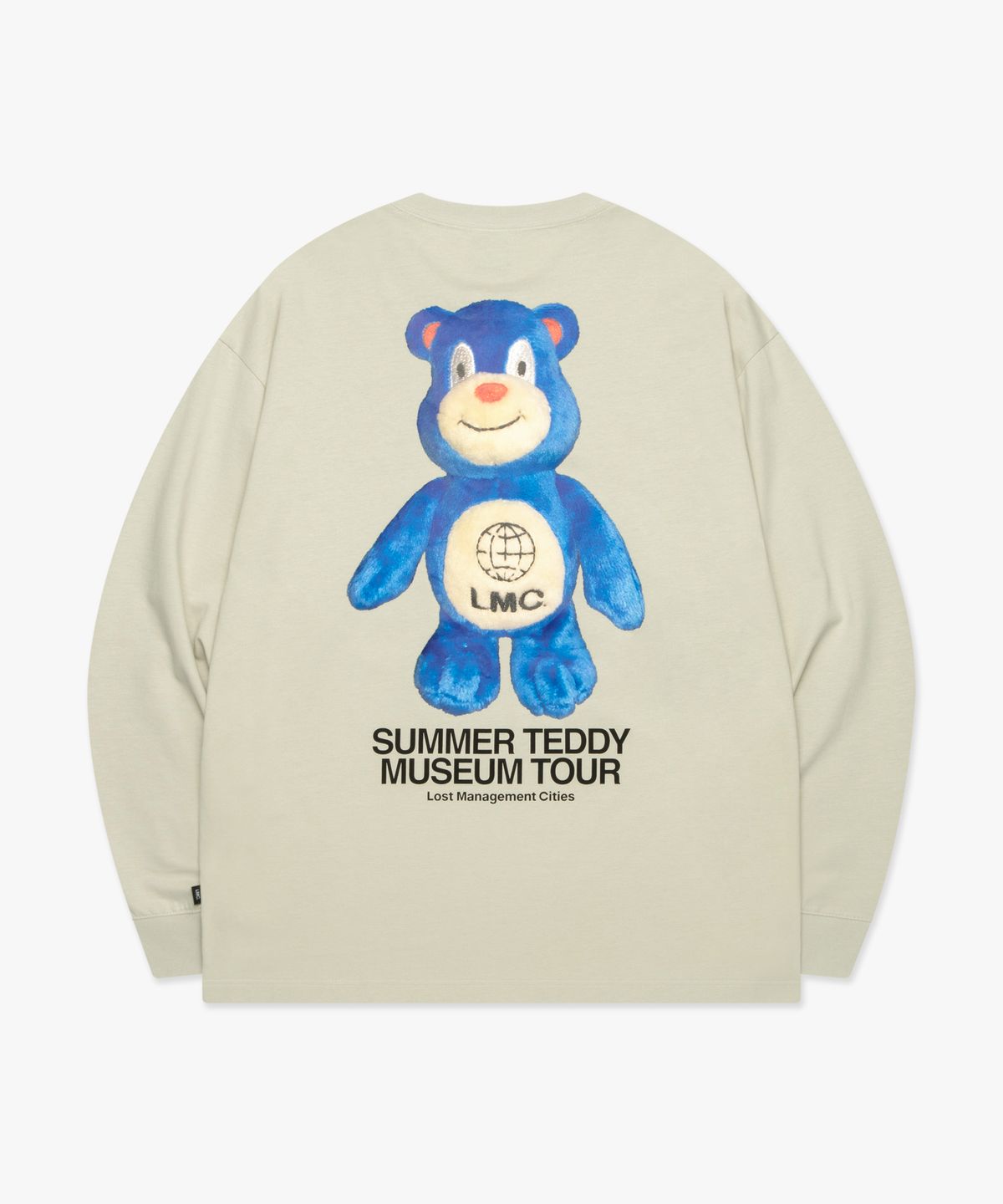 엘엠씨(LMC) SUMMER TEDDY MUSEUM TOUR LONG SLV TEE sand