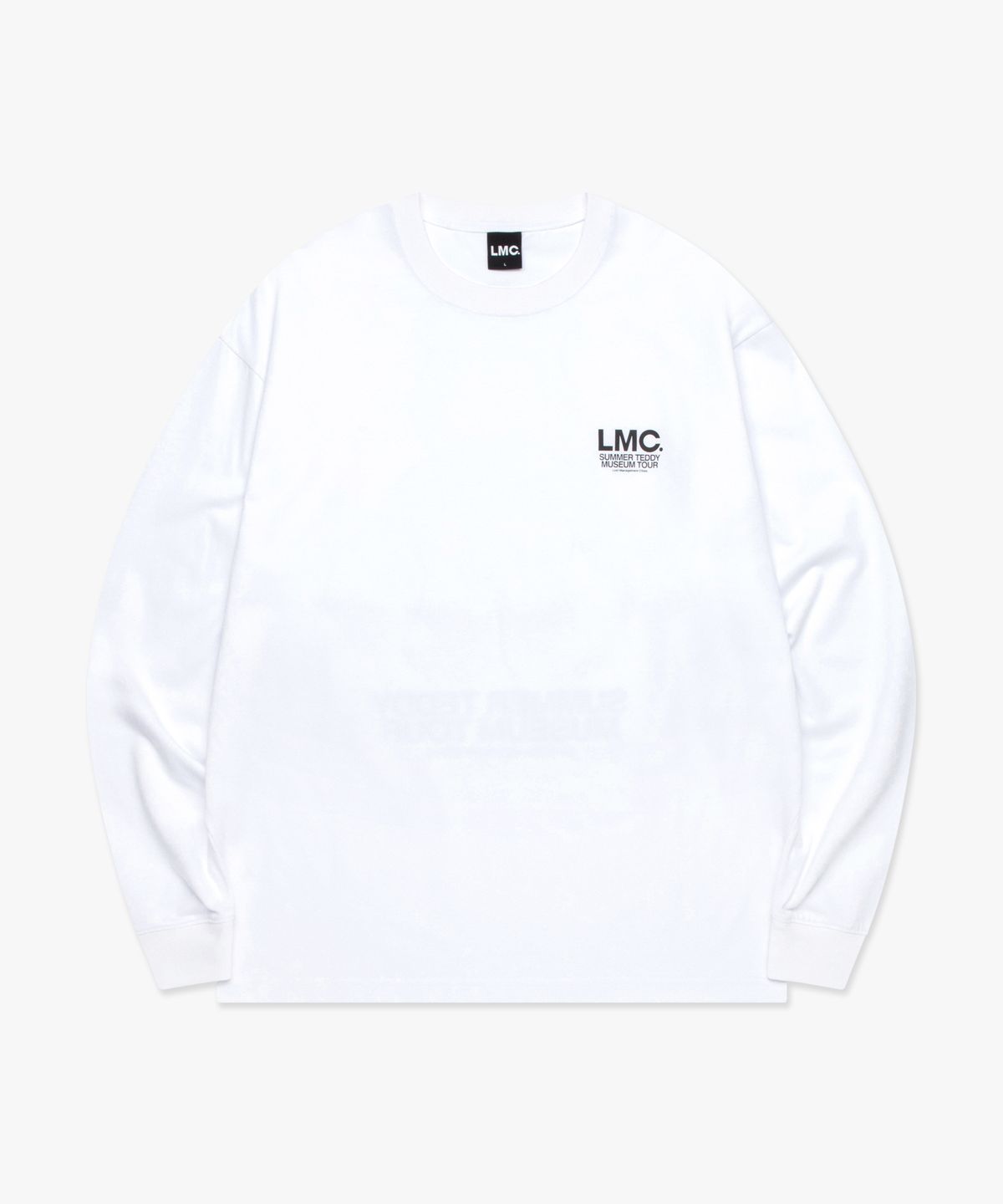 엘엠씨(LMC) SUMMER TEDDY MUSEUM TOUR LONG SLV TEE white