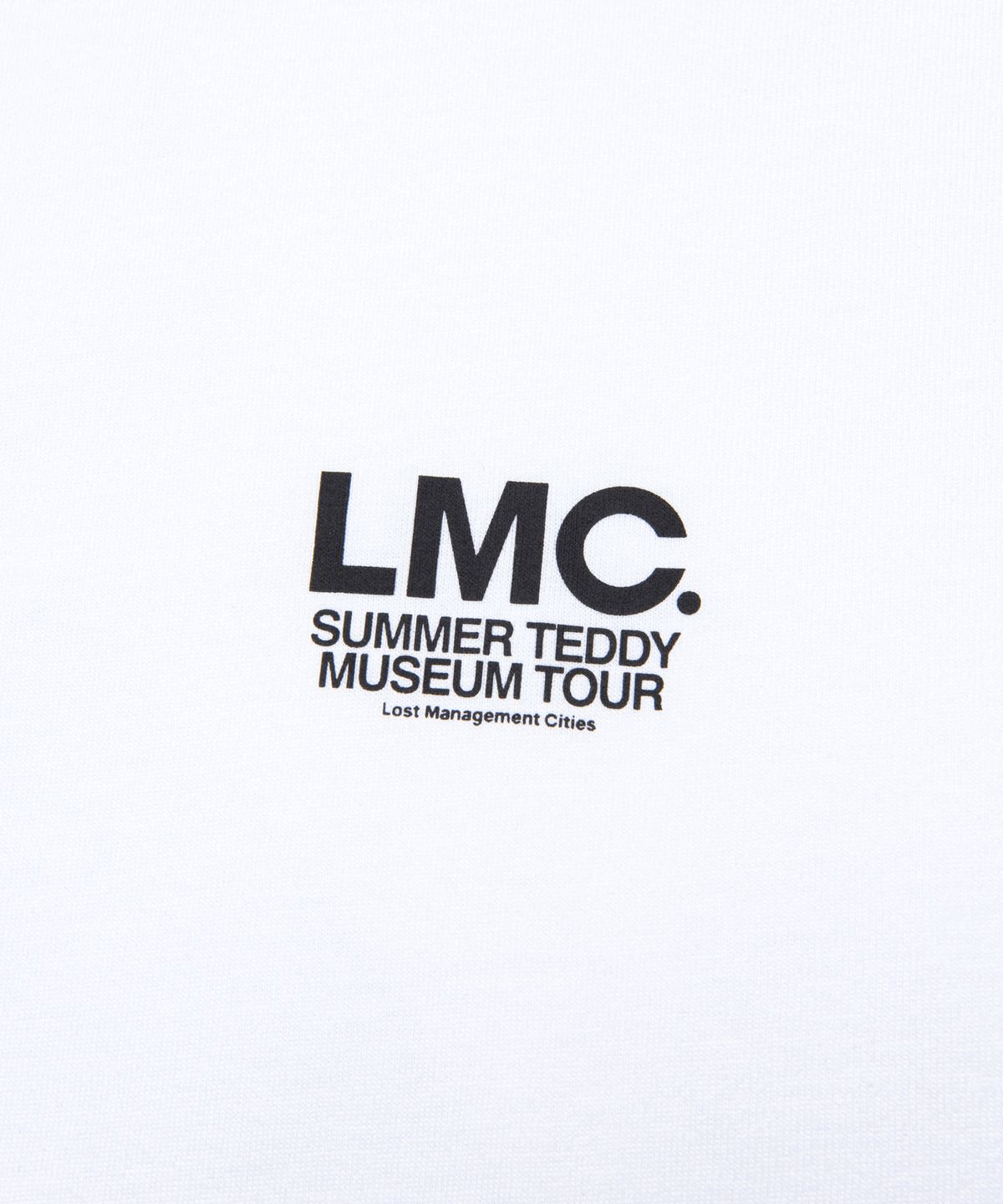 엘엠씨(LMC) SUMMER TEDDY MUSEUM TOUR LONG SLV TEE white
