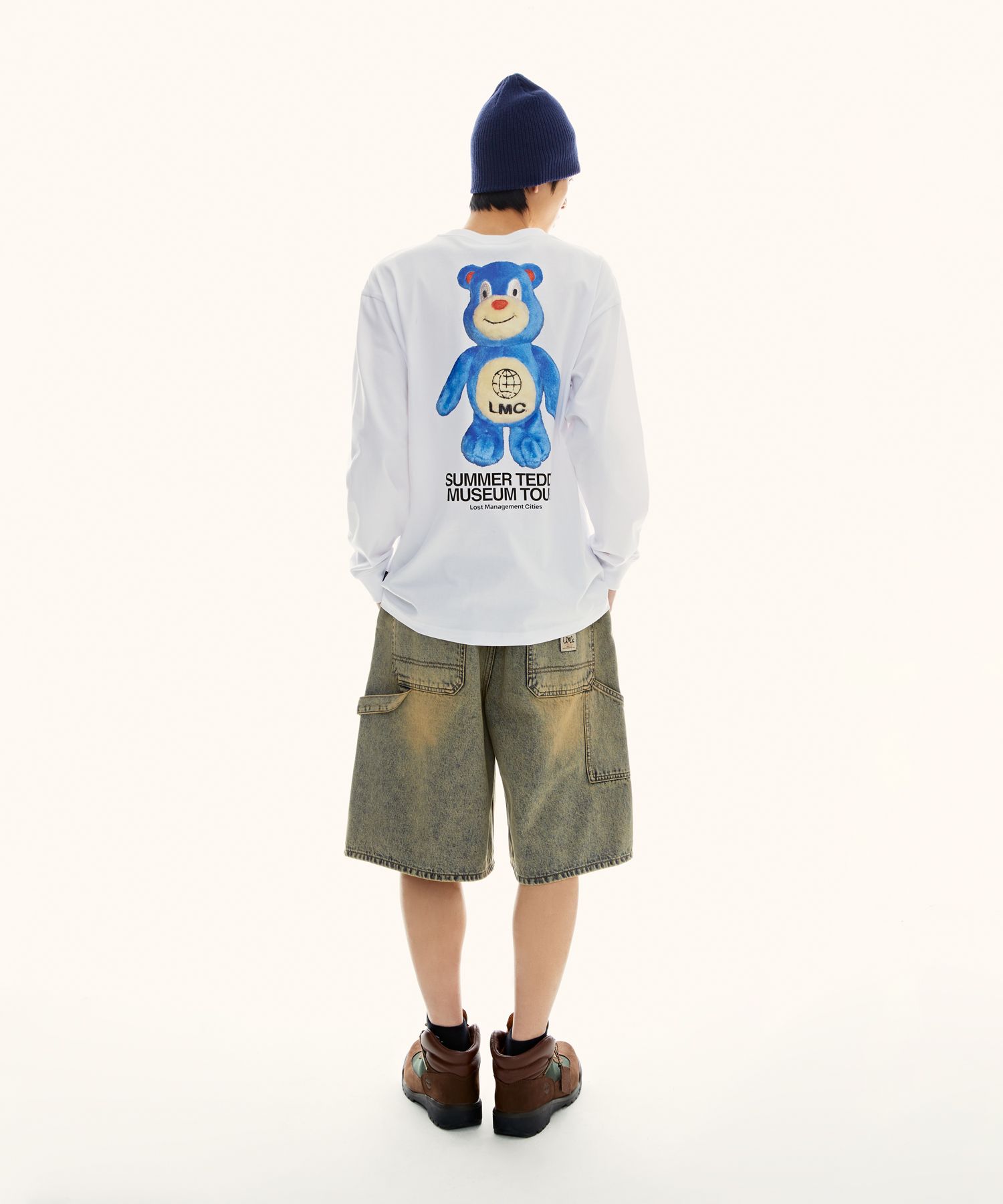 ★ LMC★ SUMMER TEDDY MUSEUM TOUR LONG SLV TEE sand 0LM45SL MUSINSA | LMC SUMMER TEDDY MUSEUM TOUR TEE white