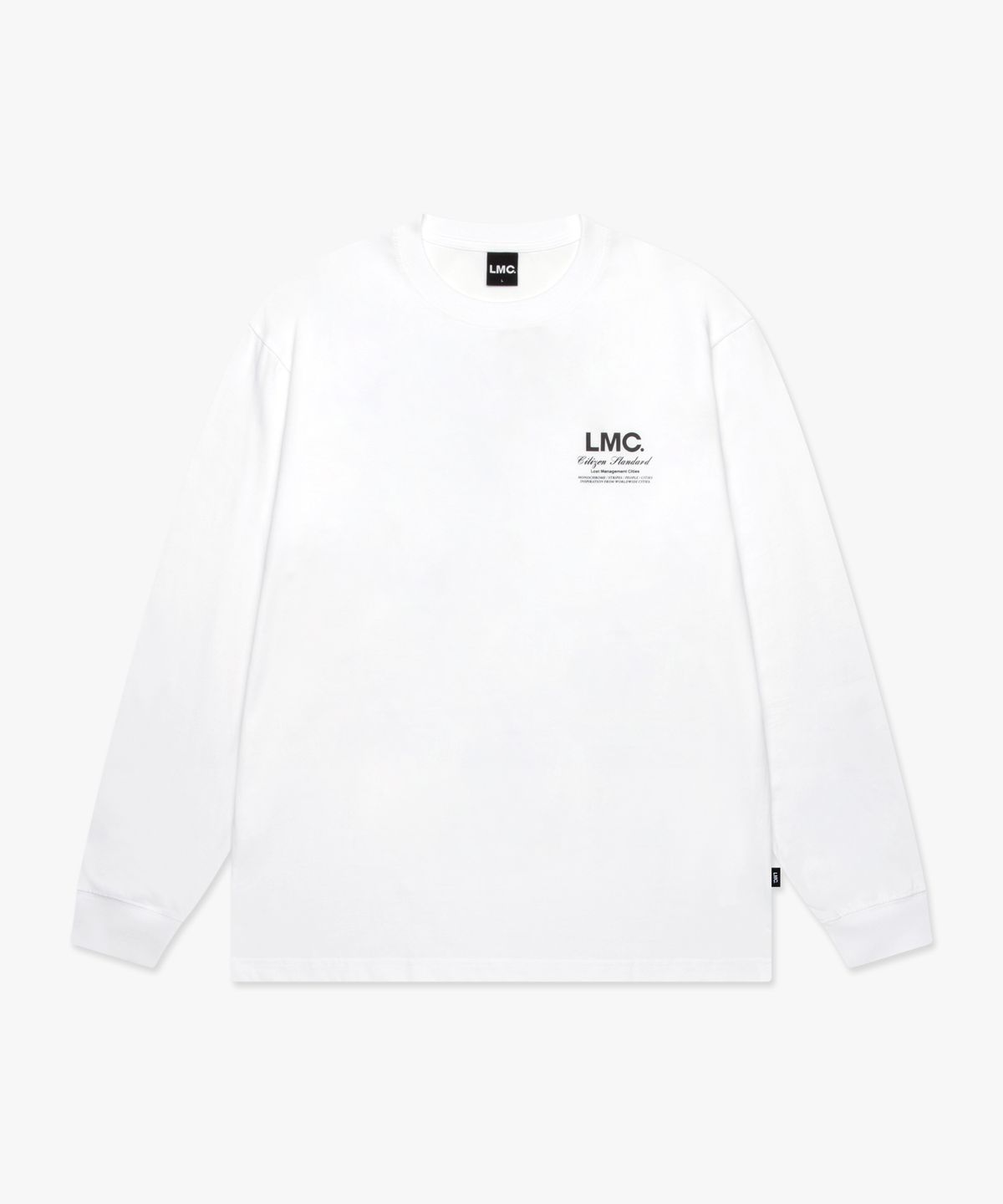 엘엠씨(LMC) FLYING PUPPY LONG SLV TEE white