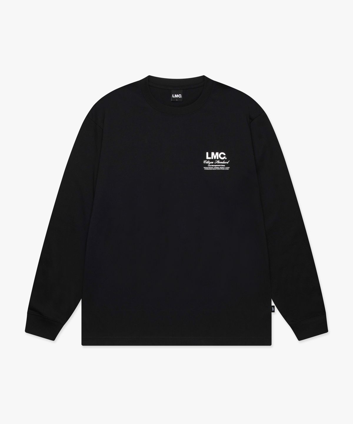 엘엠씨(LMC) FLYING PUPPY LONG SLV TEE black