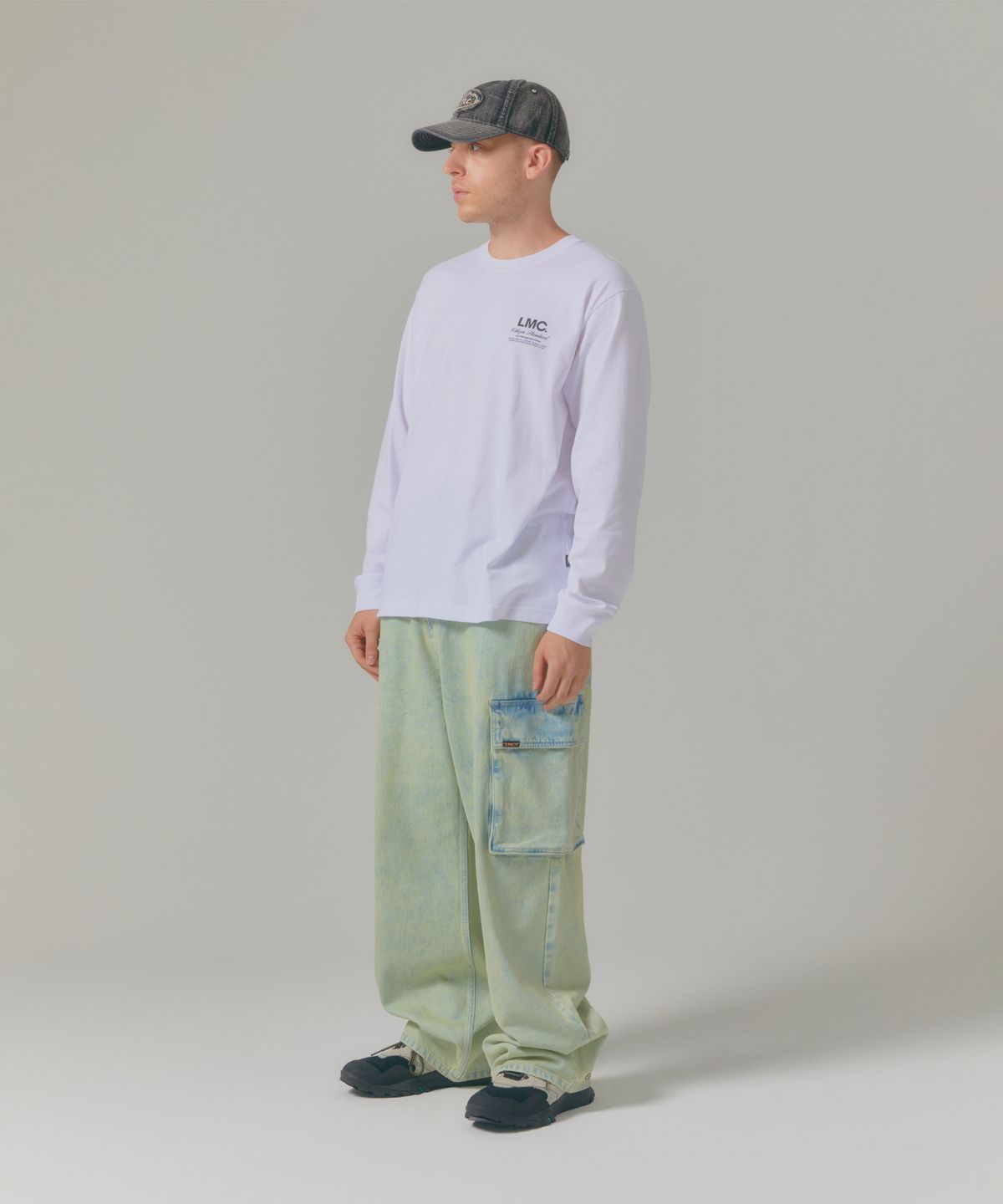 엘엠씨(LMC) FLYING CATS LONG SLV TEE brown