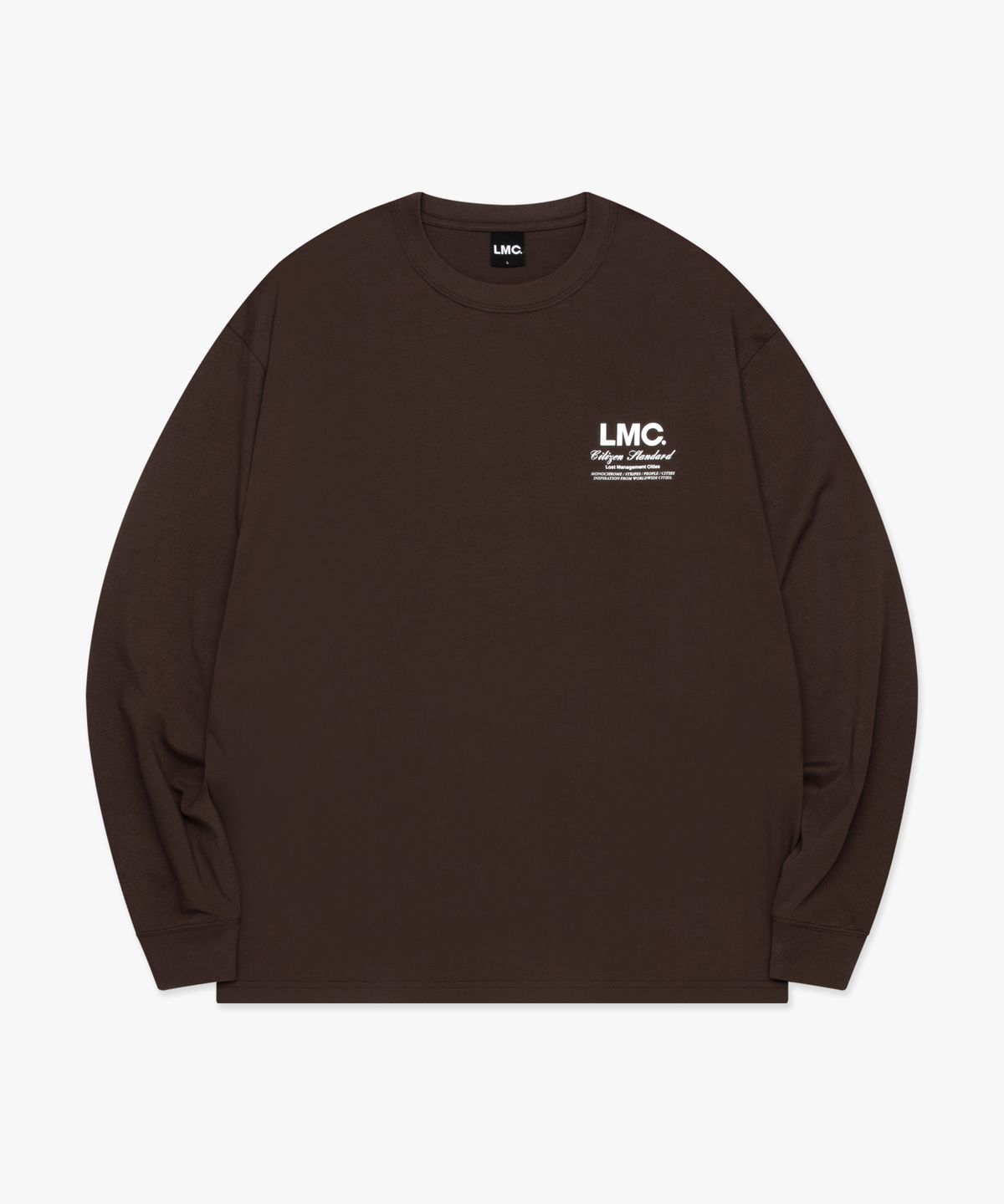 엘엠씨(LMC) FLYING CATS LONG SLV TEE brown
