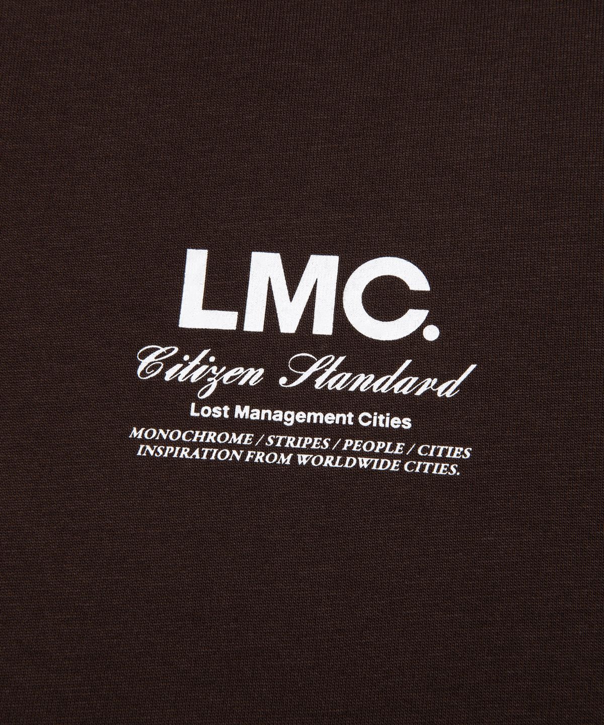 엘엠씨(LMC) FLYING CATS LONG SLV TEE brown