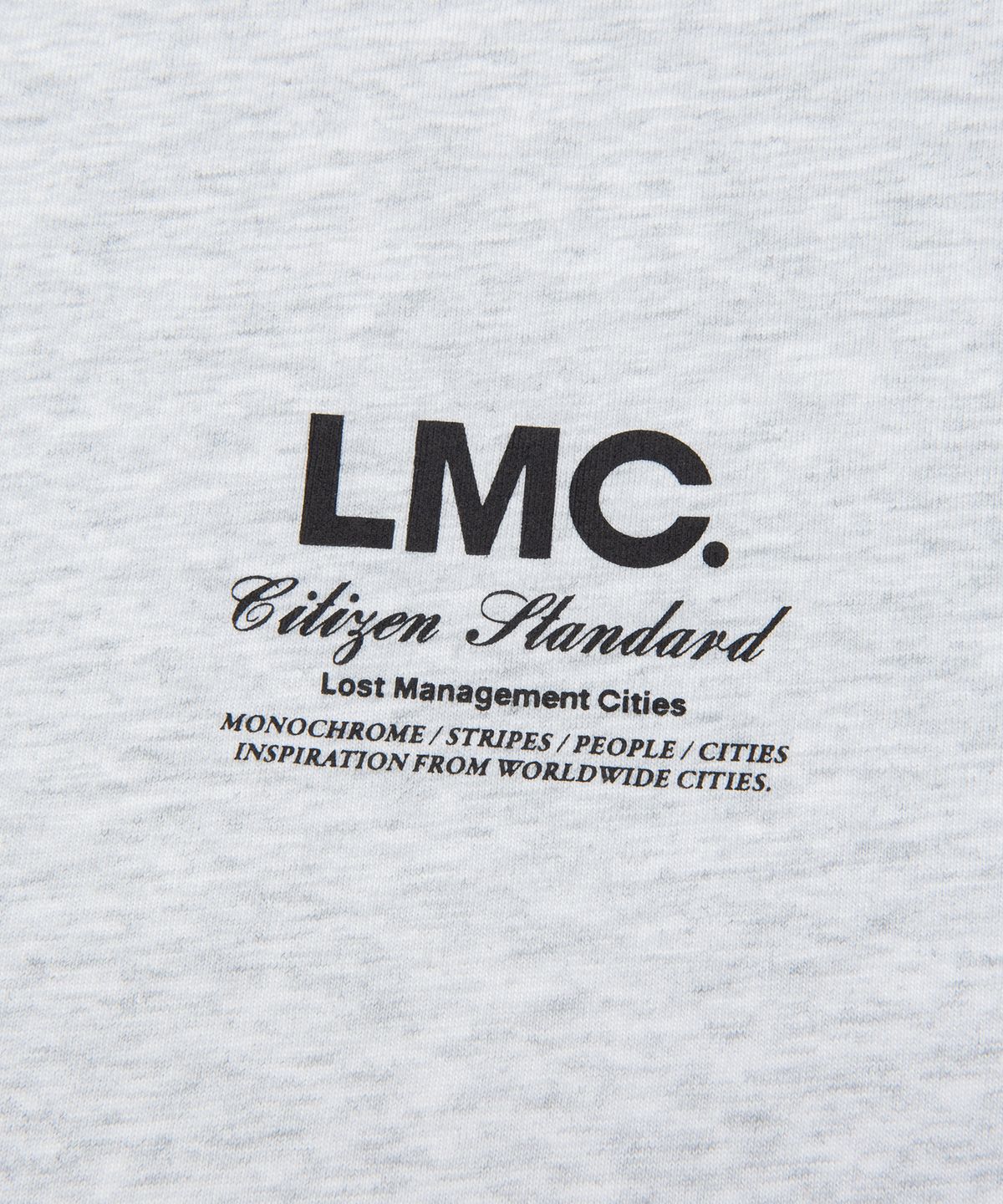 엘엠씨(LMC) FLYING CATS LONG SLV TEE light heather gray