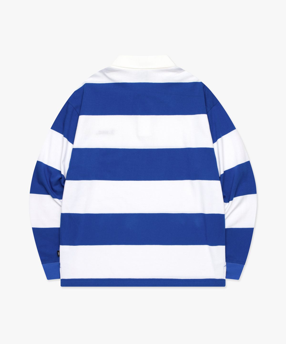 엘엠씨(LMC) STRIPE GOTHIC NAME RUGBY SHIRT blue
