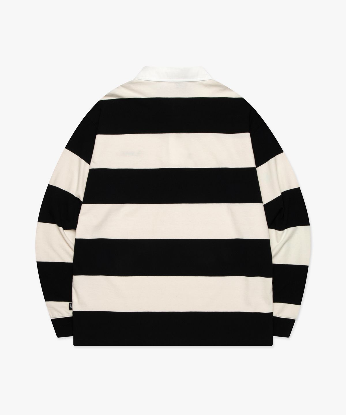 엘엠씨(LMC) STRIPE GOTHIC NAME RUGBY SHIRT black