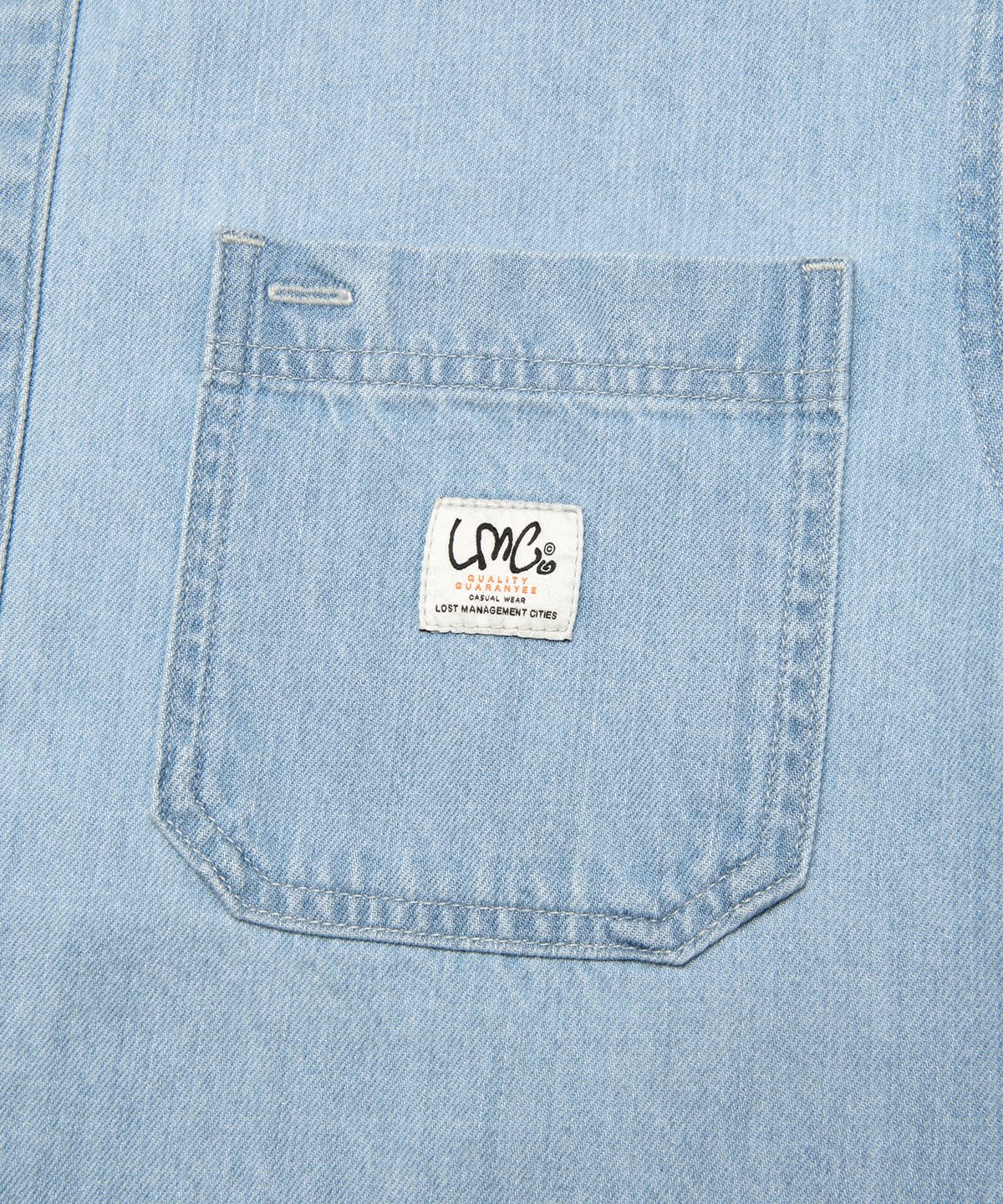 엘엠씨(LMC) OVERSIZED DENIM SHIRT light blue