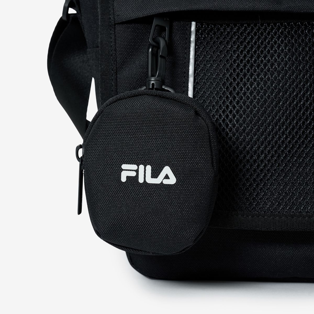 휠라 키즈(FILA KIDS) 파우치키링 메신저백(FK3BCH1014XBLK)